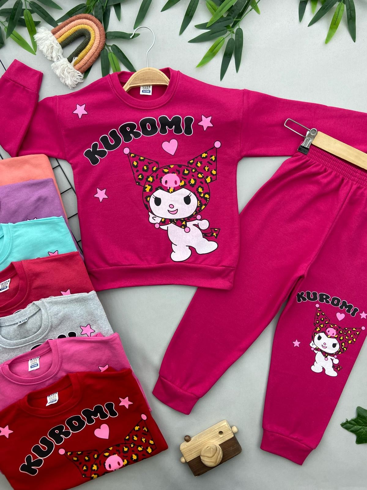 KUROMI BASKILI KIZ COCUK TAKIM