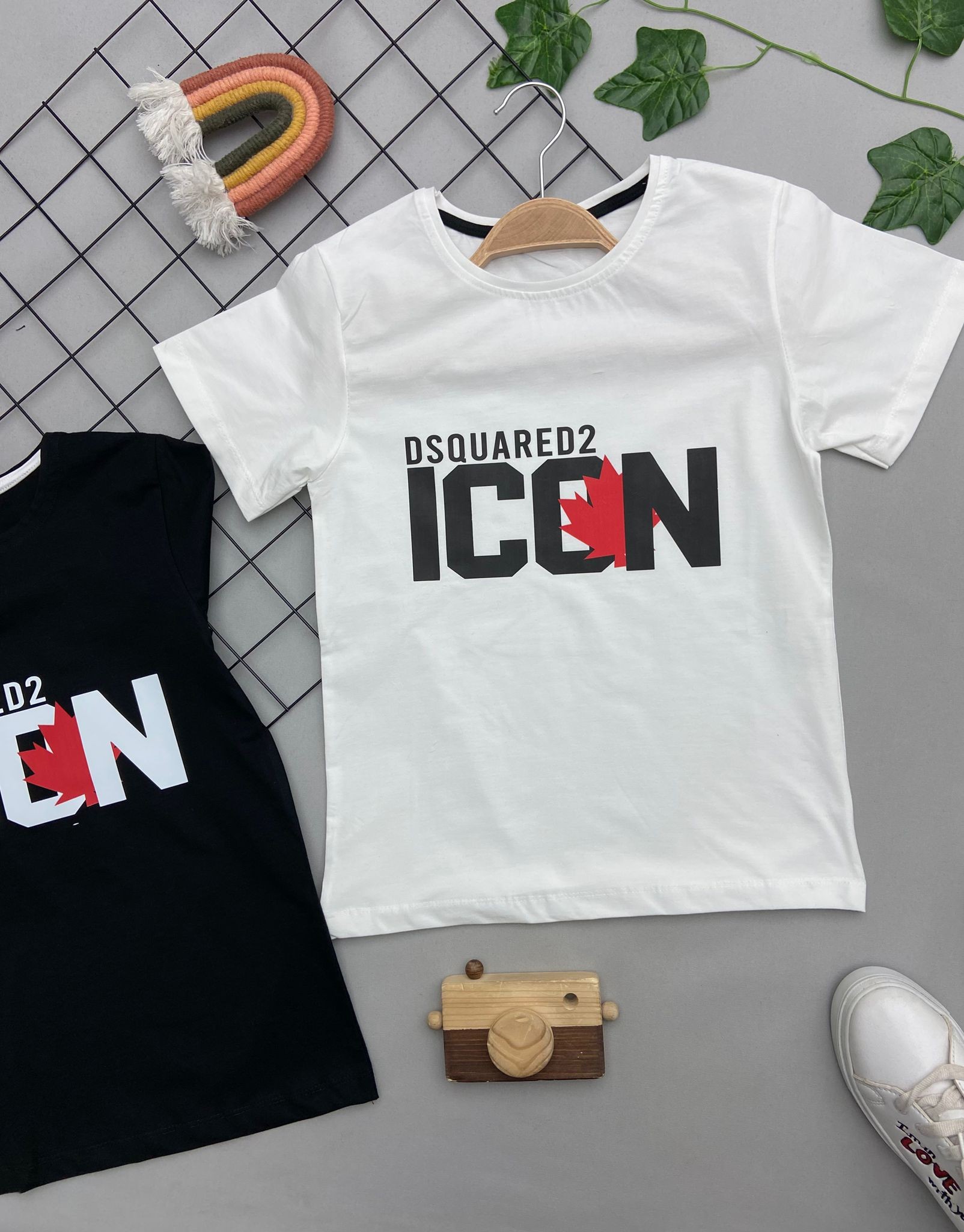 ICON YAZILI ERKEK COCUK UST