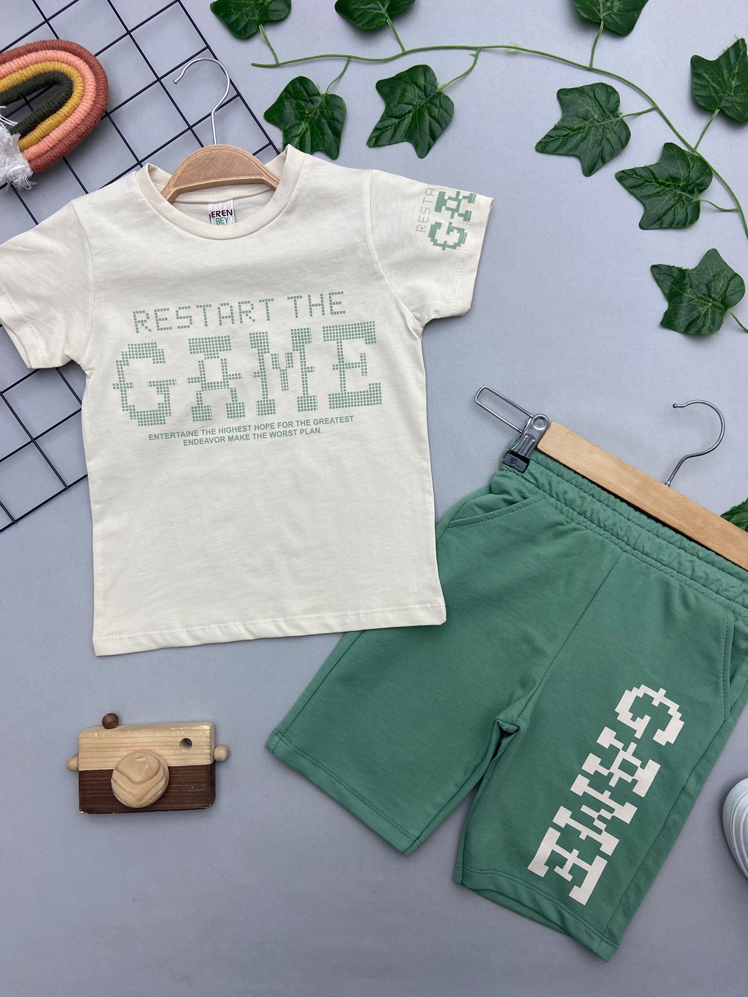 GAME YAZILI ERKEK COCUK TAKIM