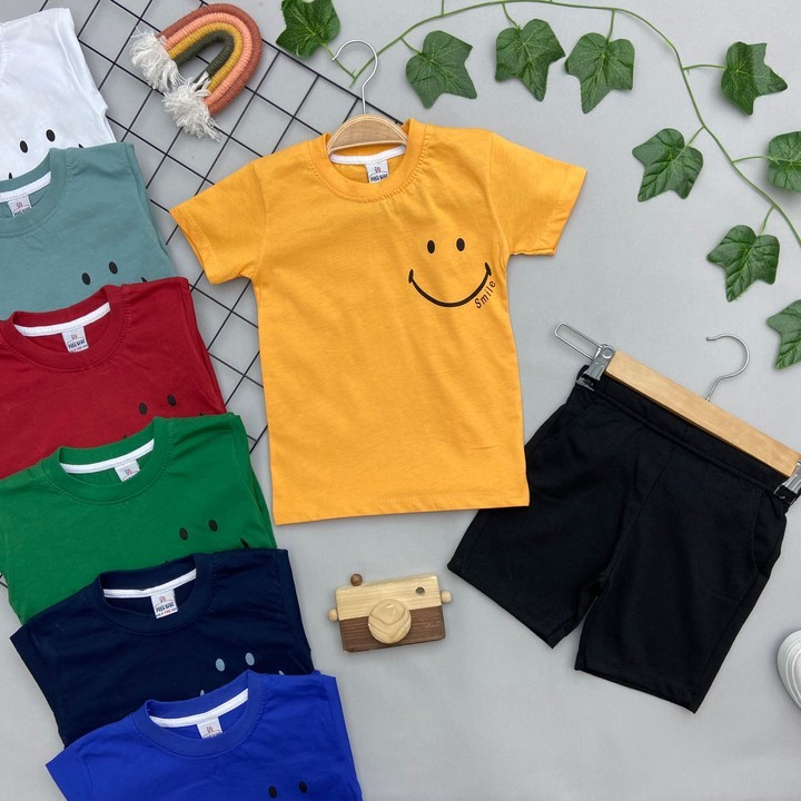 SMILE BASKILI ERKEK ÇOCUK TAKIM