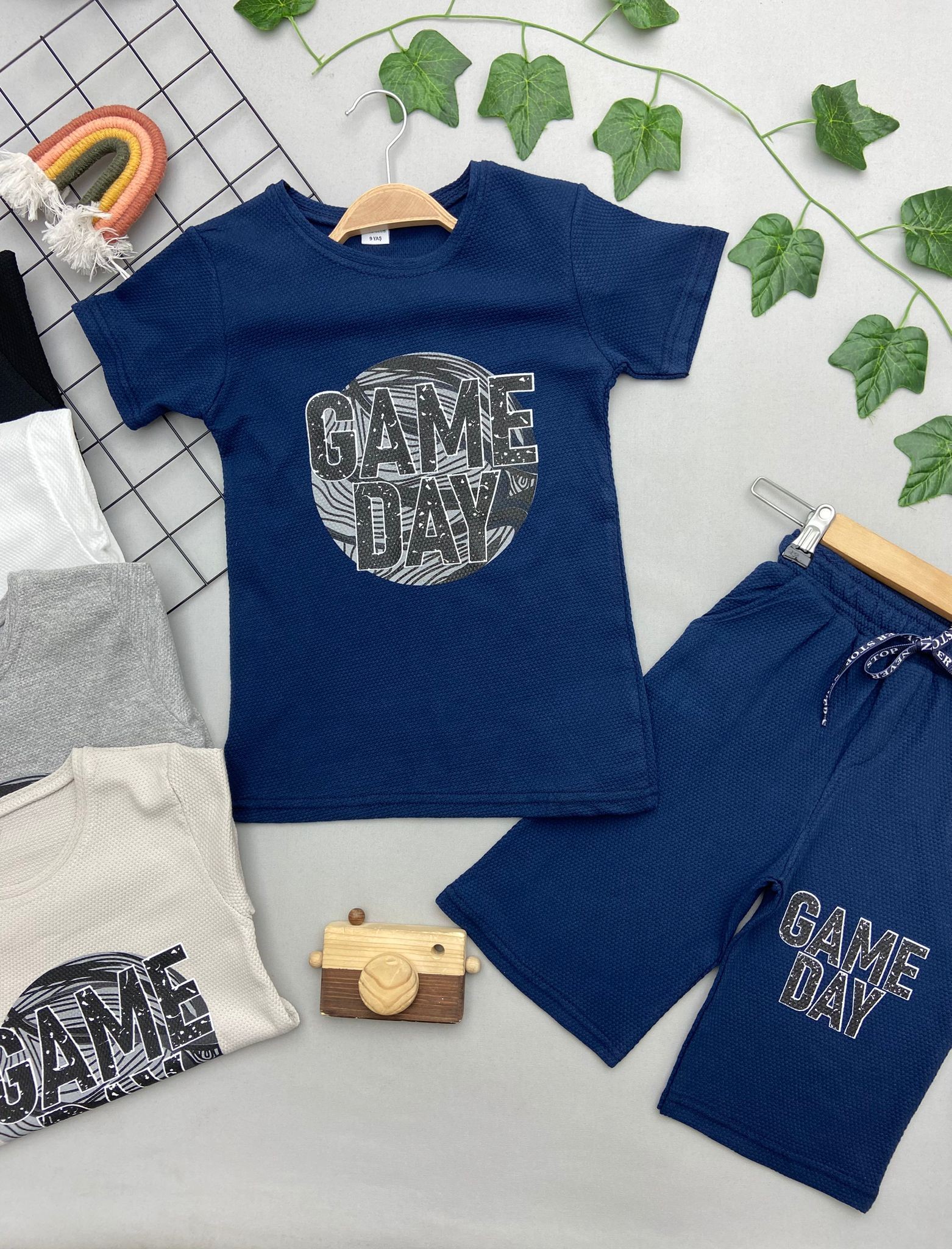 GAME DAY YAZILI ERKEK COCUK TAKIM