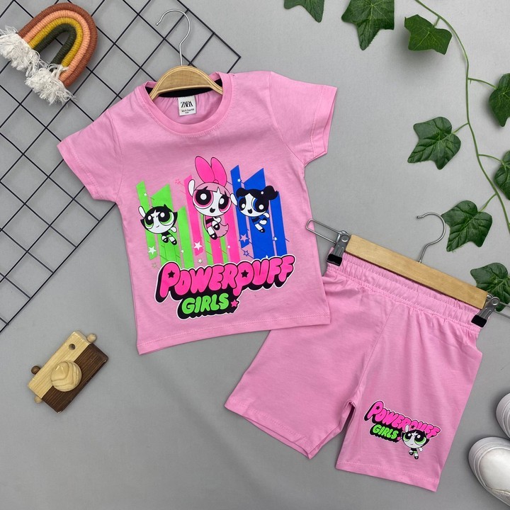 POWERPUFF BASKILI KIZ ÇOCUK TAKIM