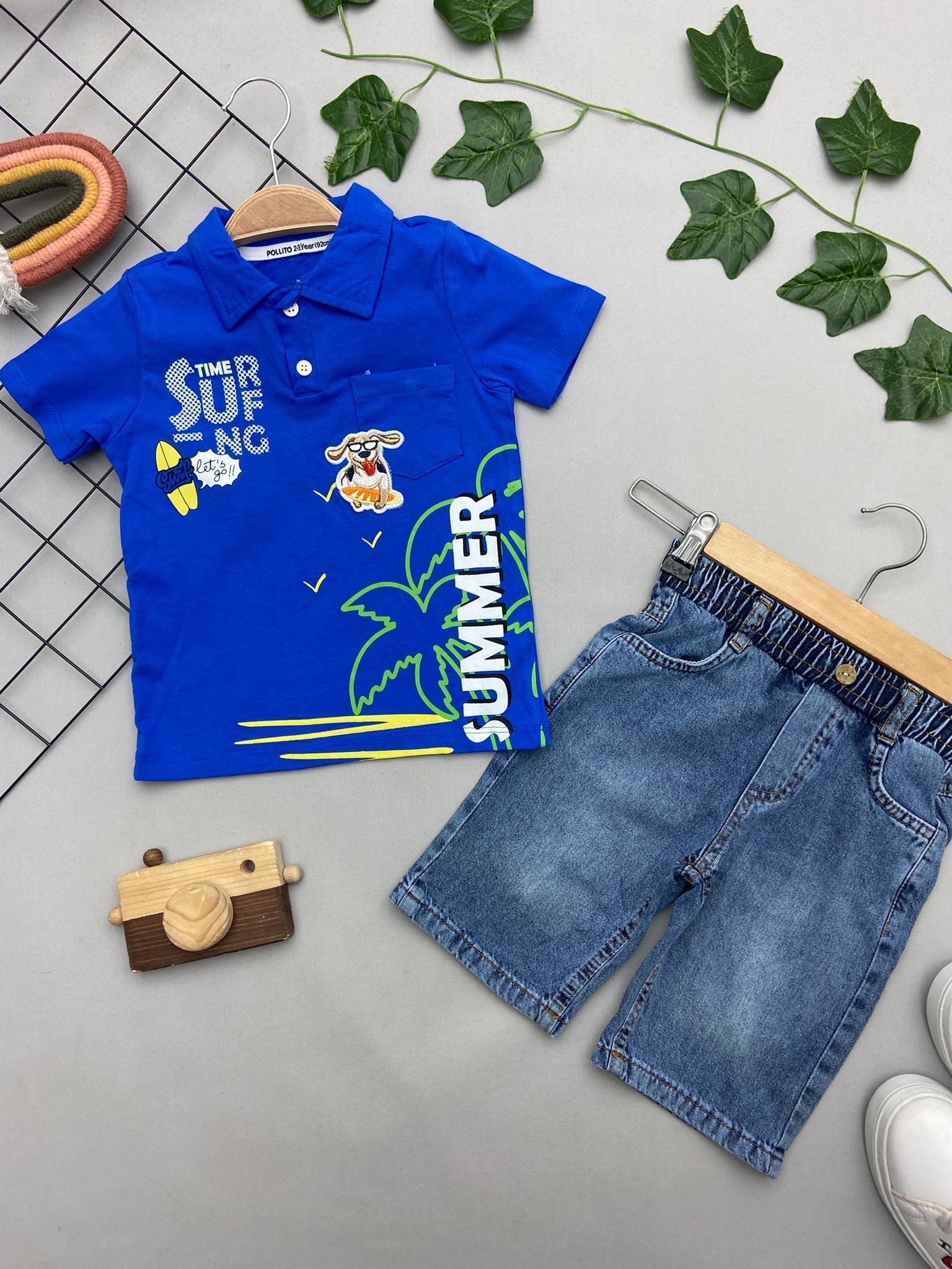 ⭐ SUMMER YAZILI ERKEK COCUK TAKIM