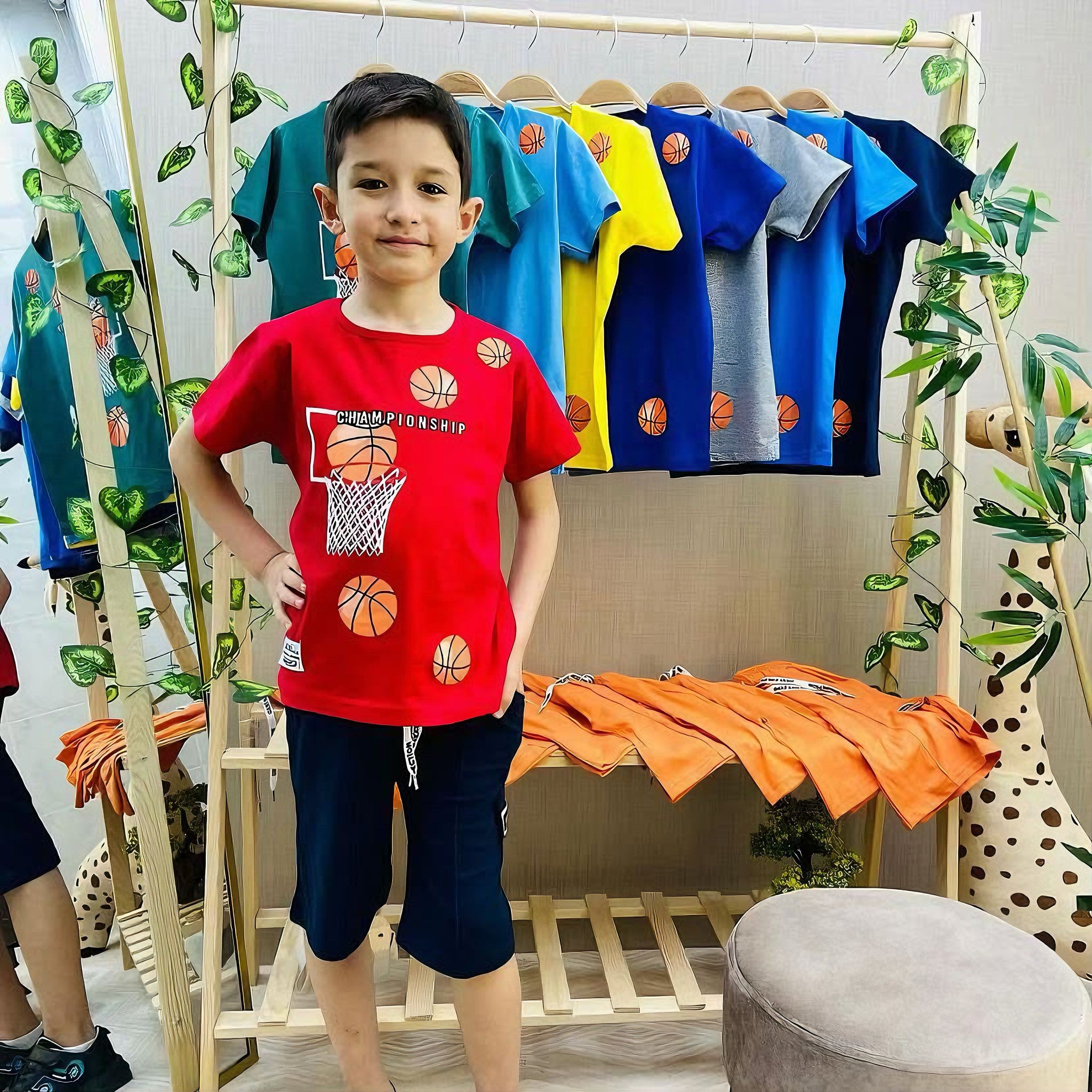 CHAMPİONS SHIP YAZILI ERKEK ÇOCUK TAKIM