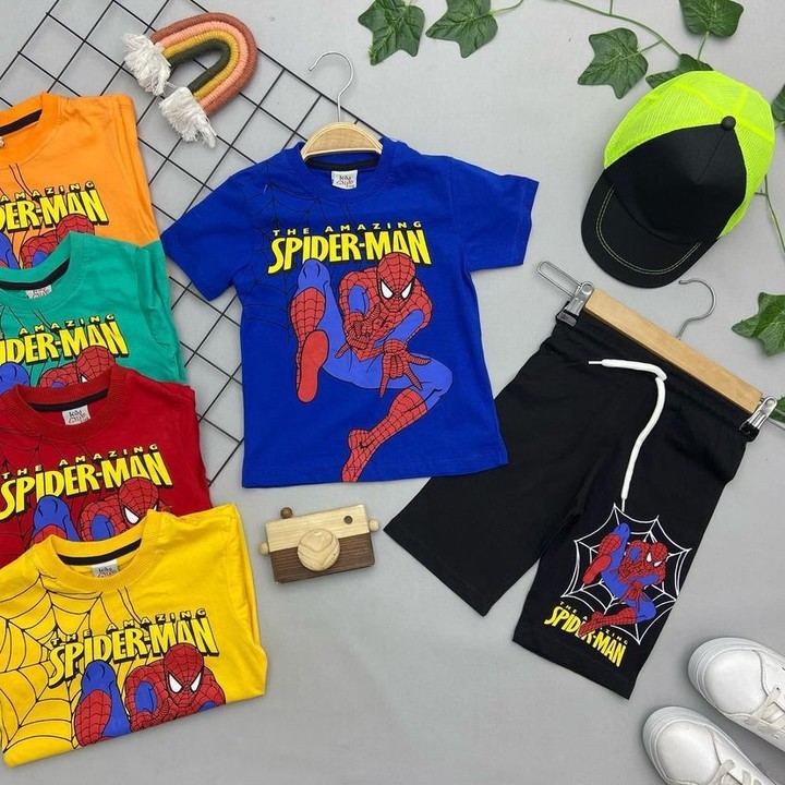 ⭐ SPİDERMAN BASKILI ERKEK ÇOCUK TAKIM