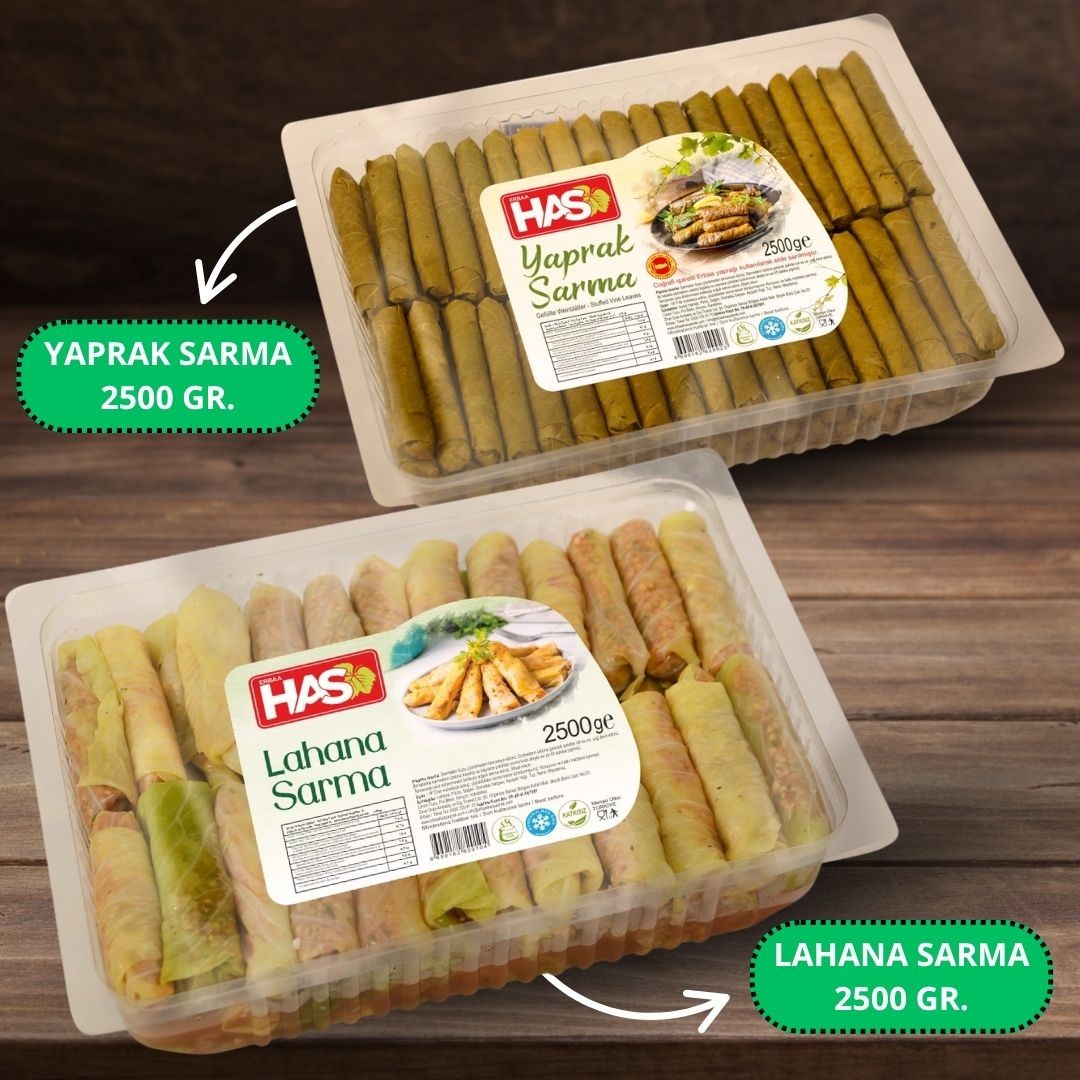 Yaprak Sarma & Lahana Sarma (İkili Sarma Paketi) Kampanya 5 kg.