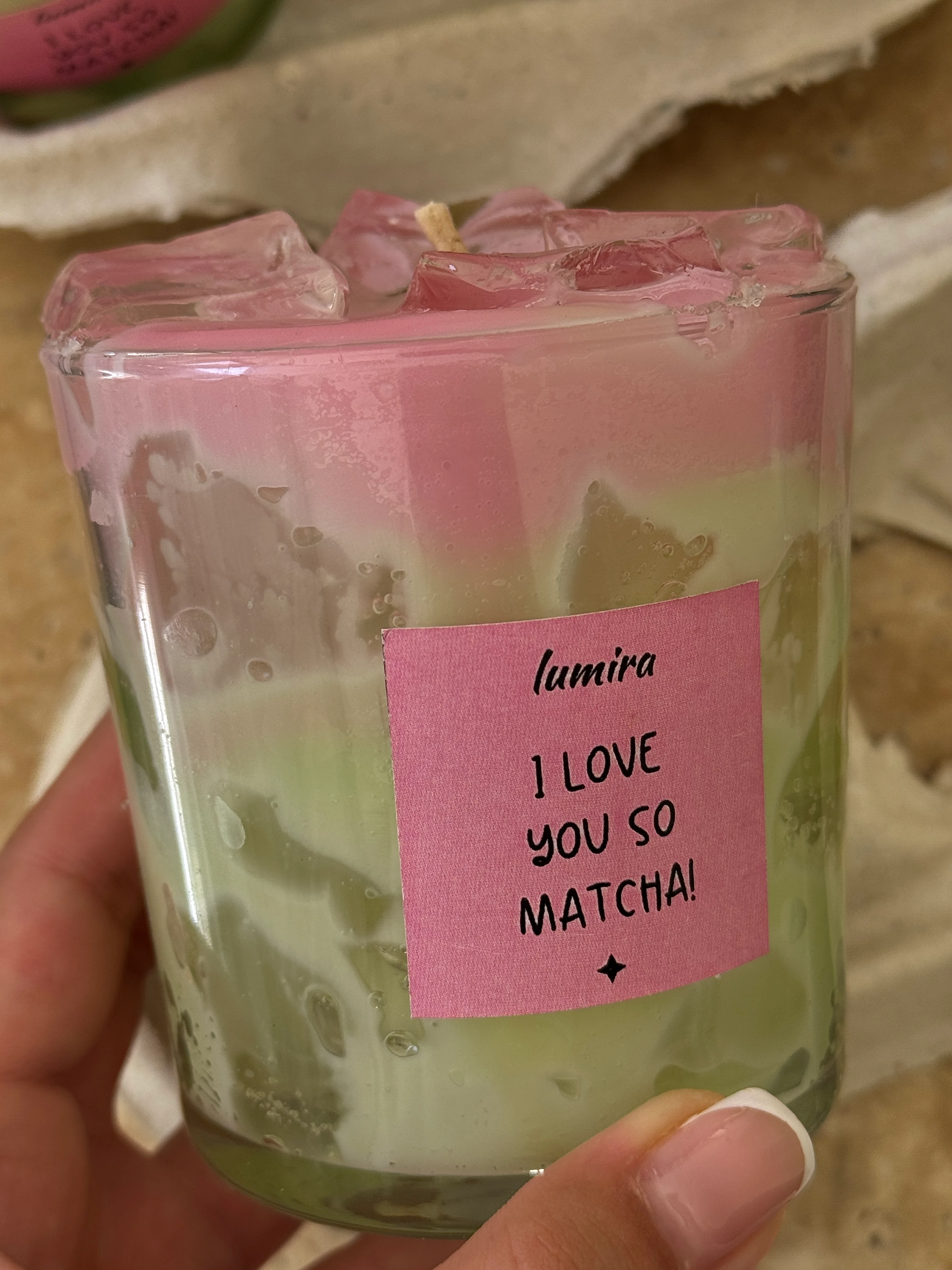 matcha kokulu mum 