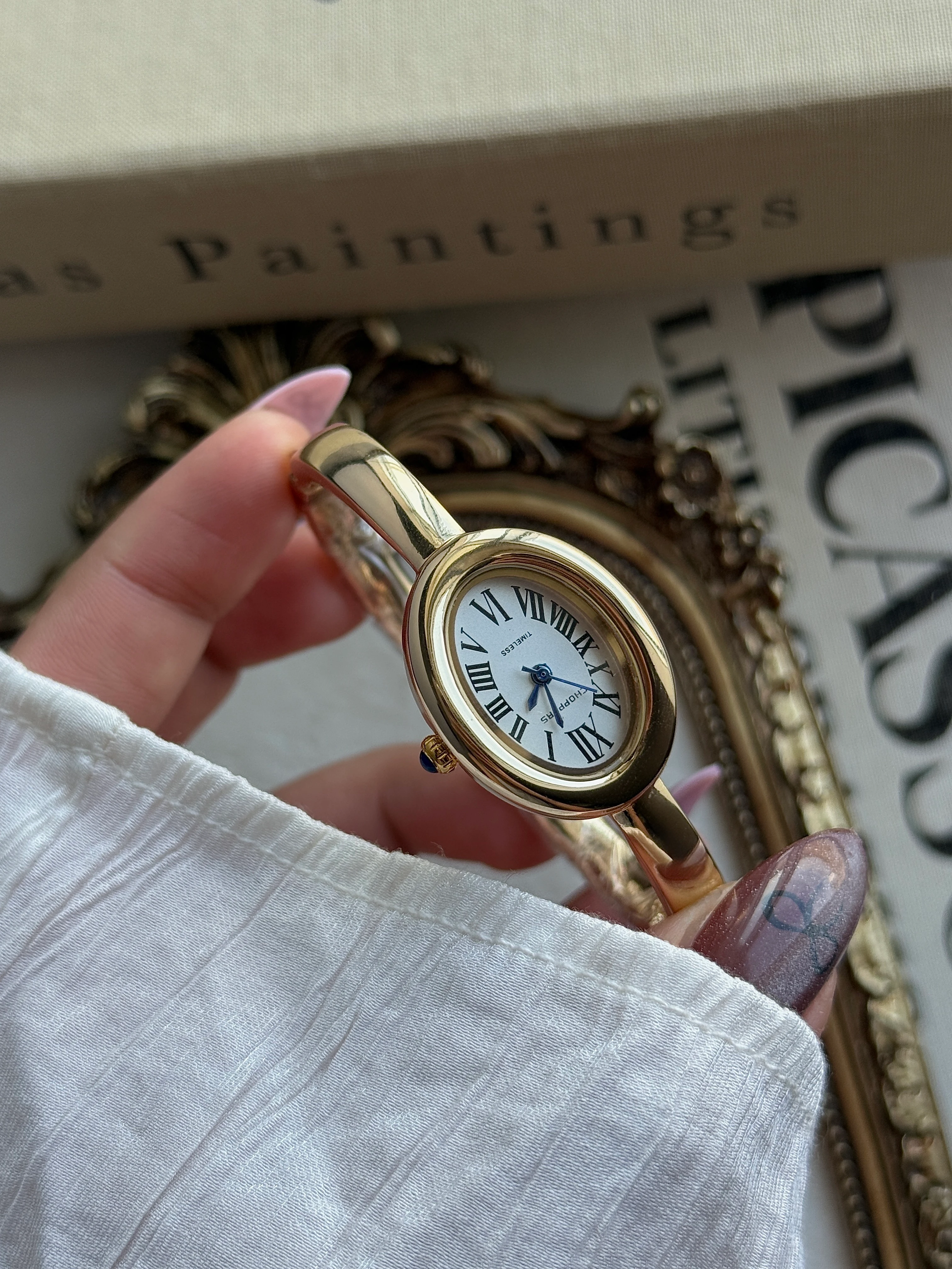 kelepçe form vintage saat