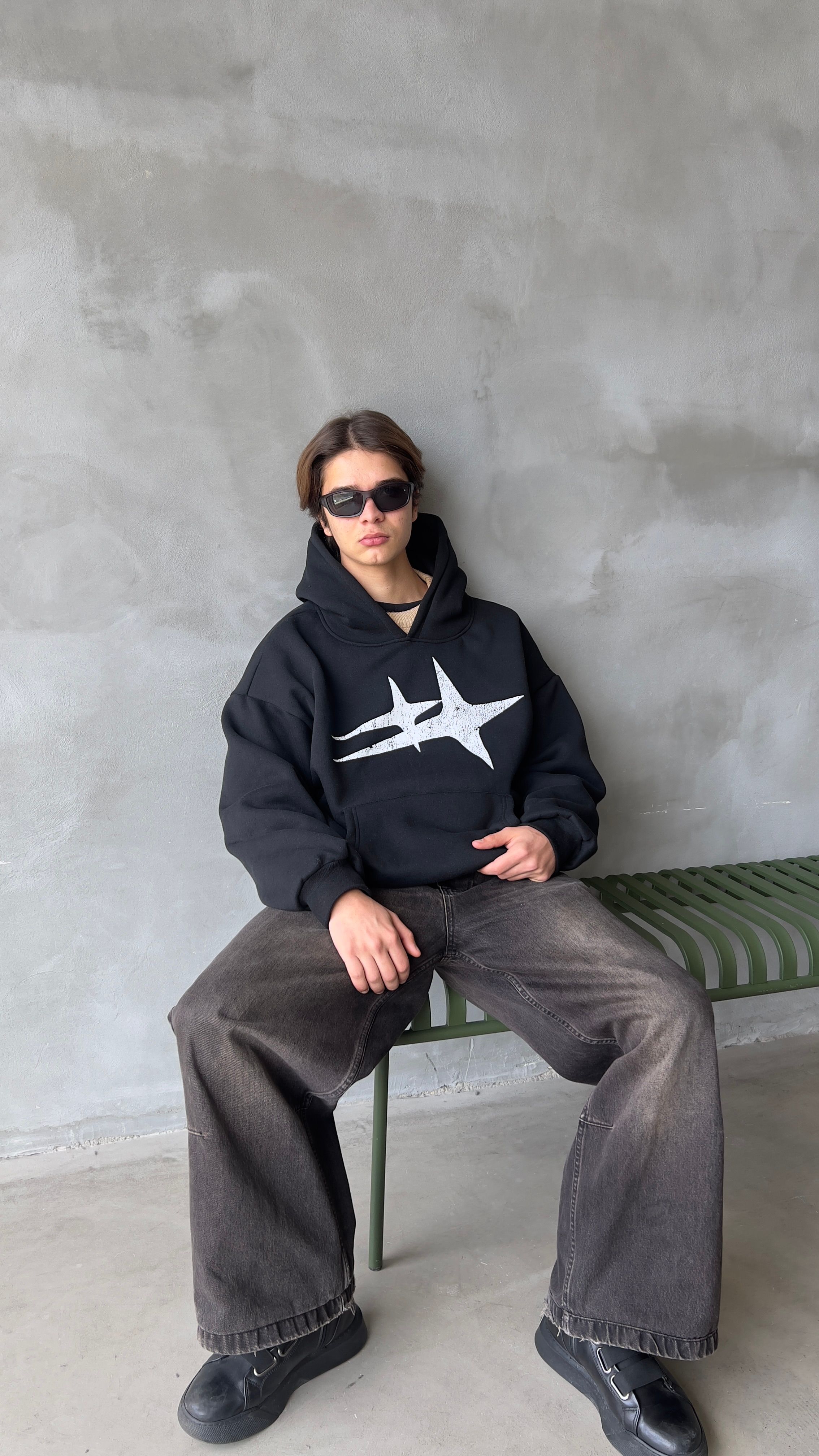 Double Stars Premium Oversize Hoodie