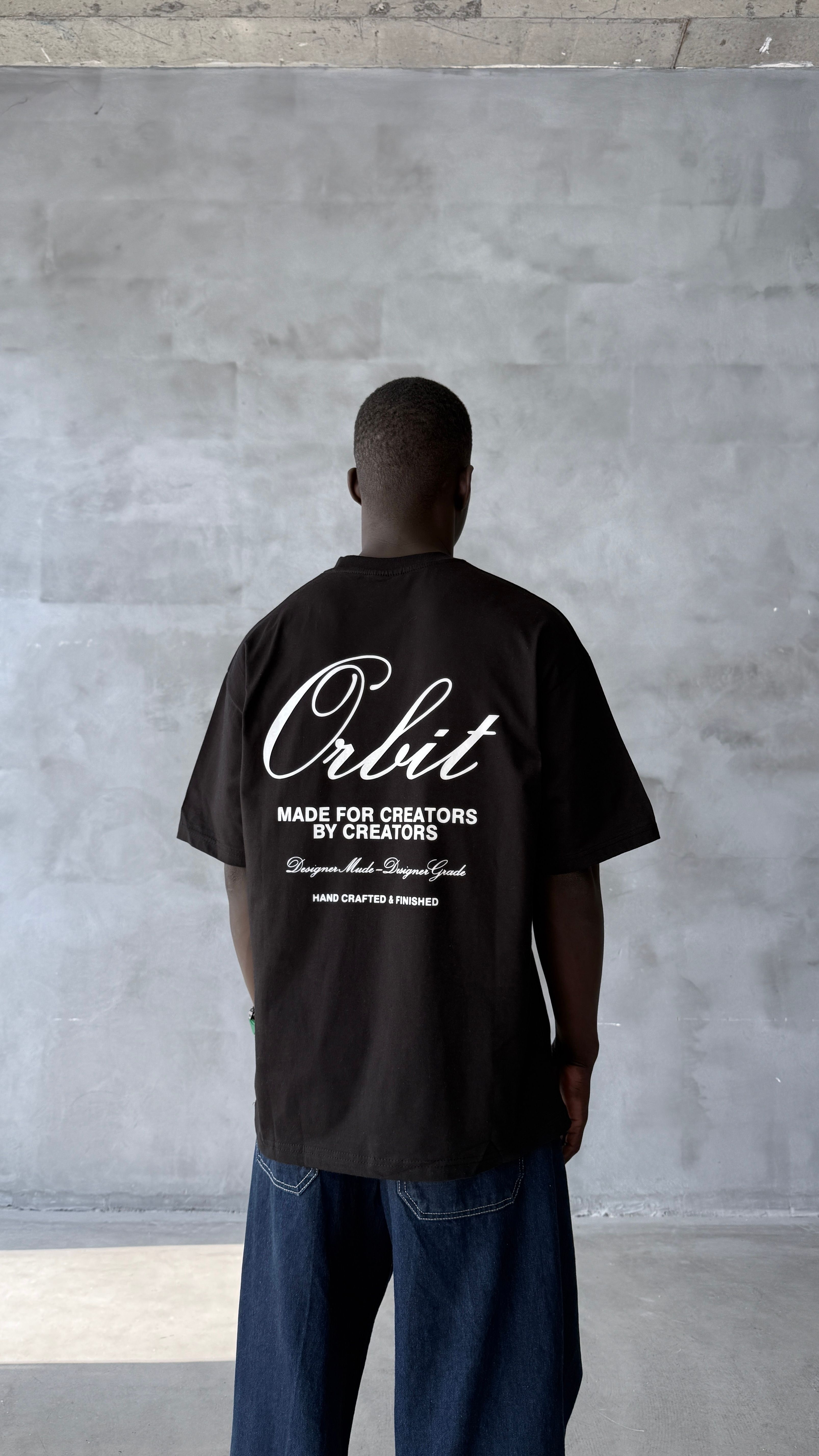 Siyah Qulid Oversize Tişört 