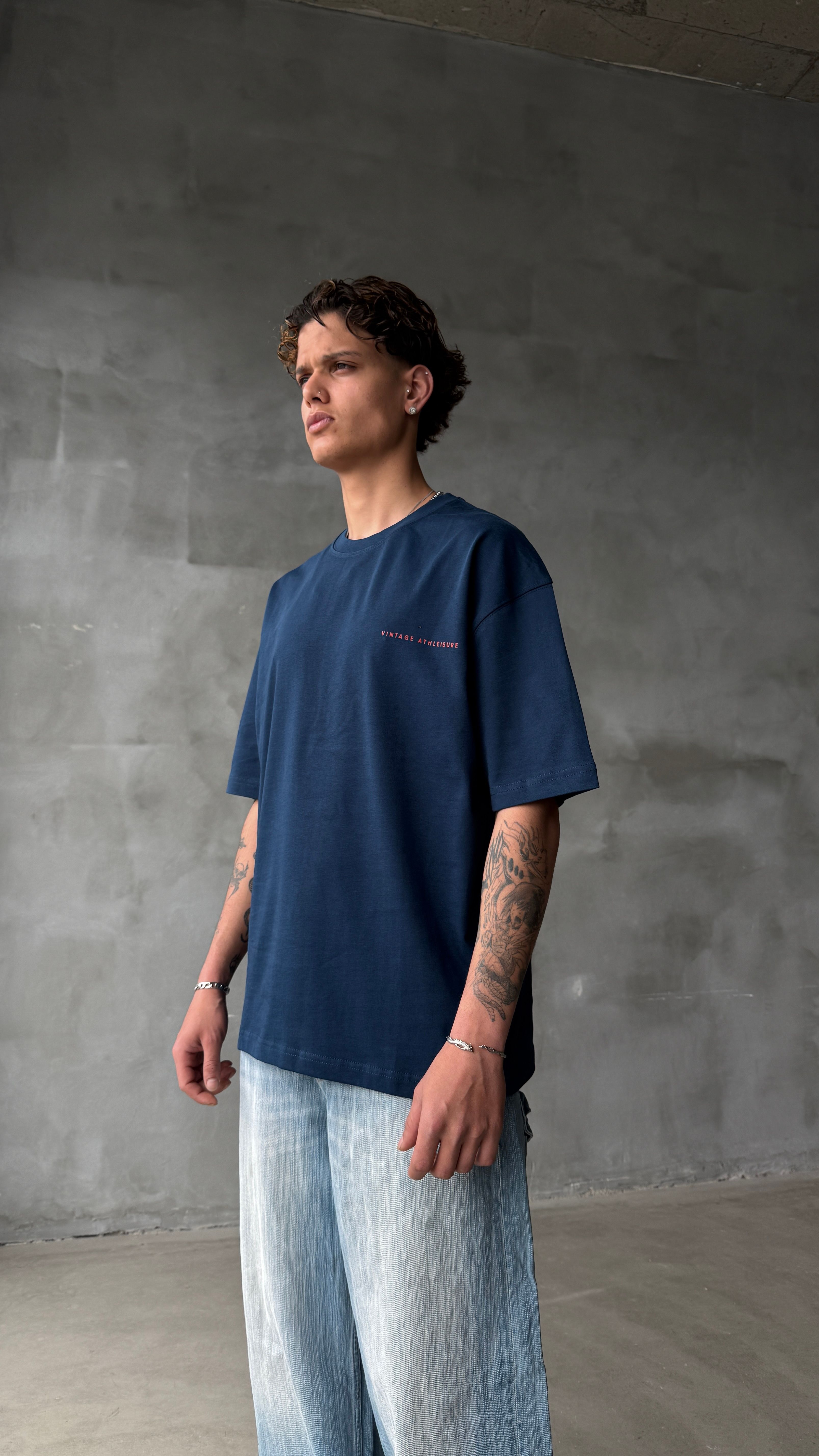 Goodrich Lacivert Oversize Tişört 
