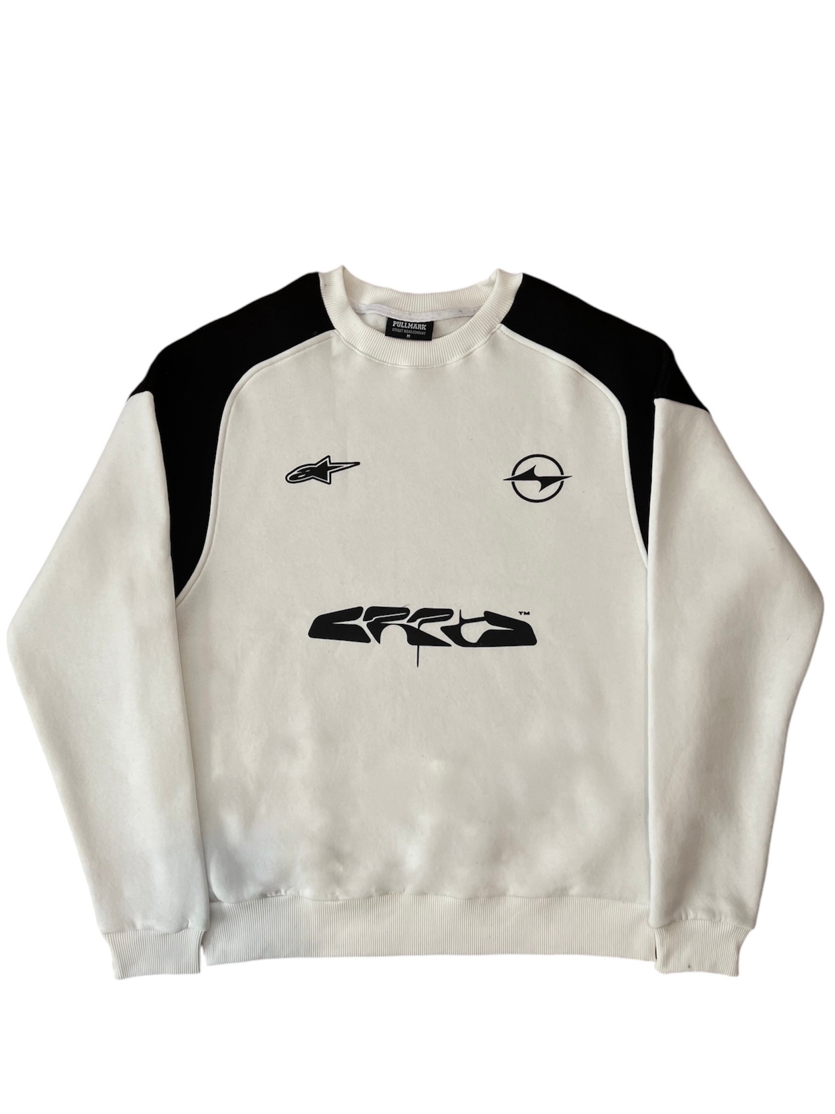 White Jersey Oversize Sweatshirt