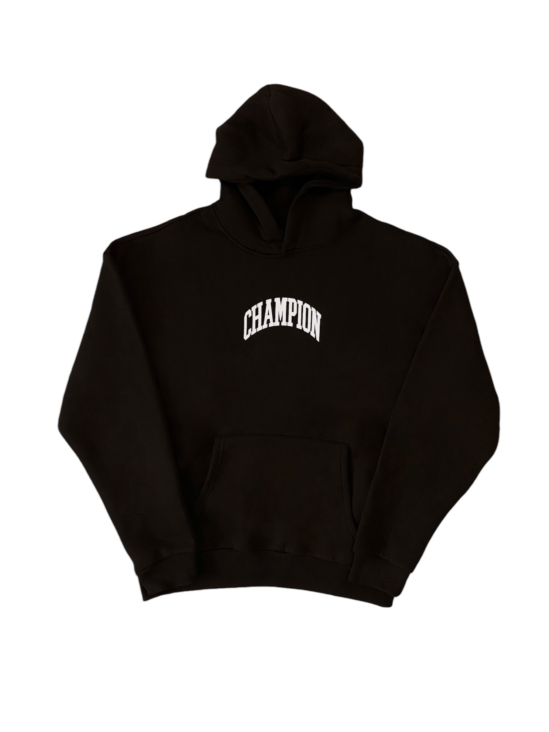 Champion Siyah Oversize Hoodie 