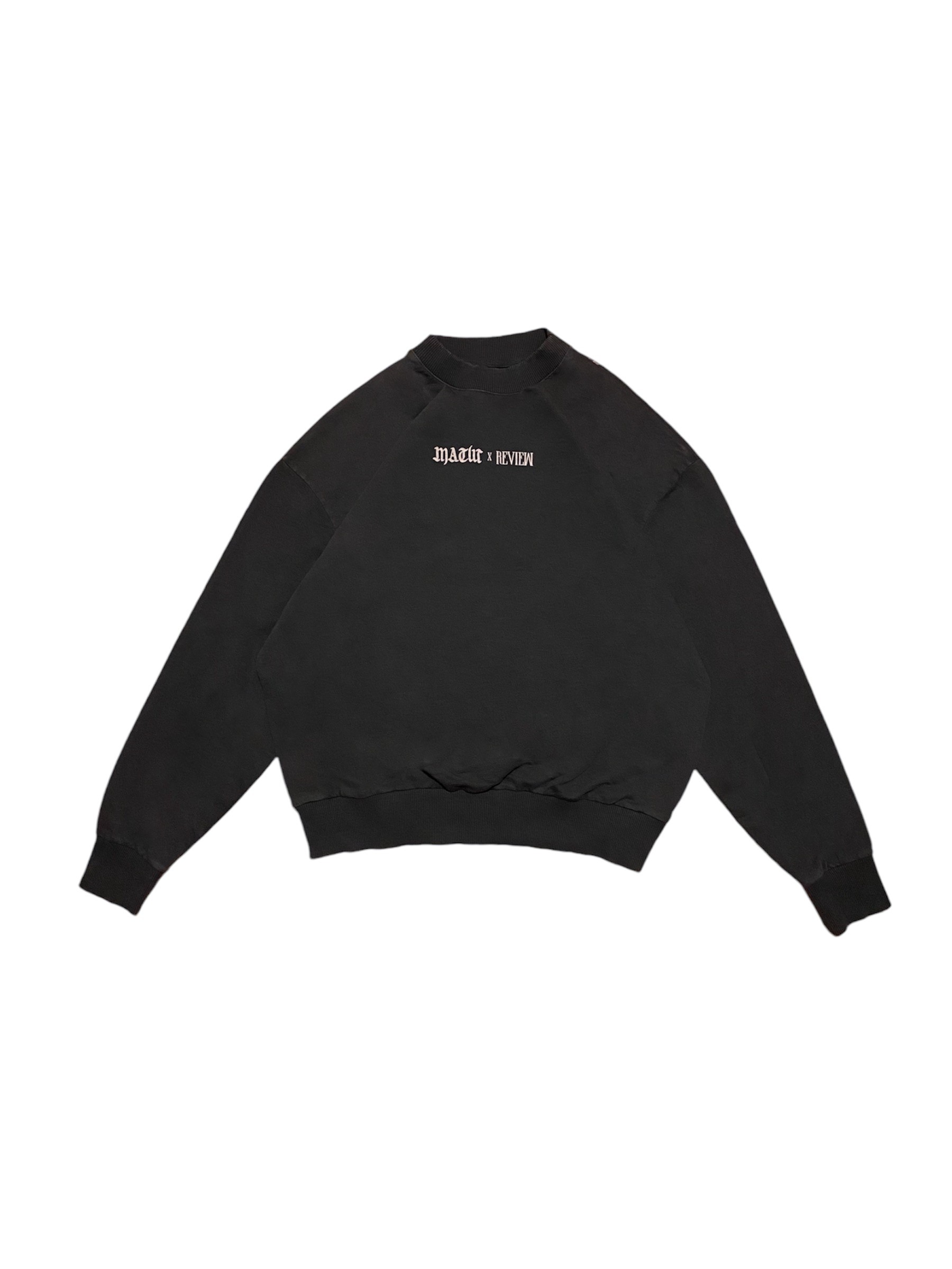 RW Acid Wash Back Printed Oversize Sweatshirt