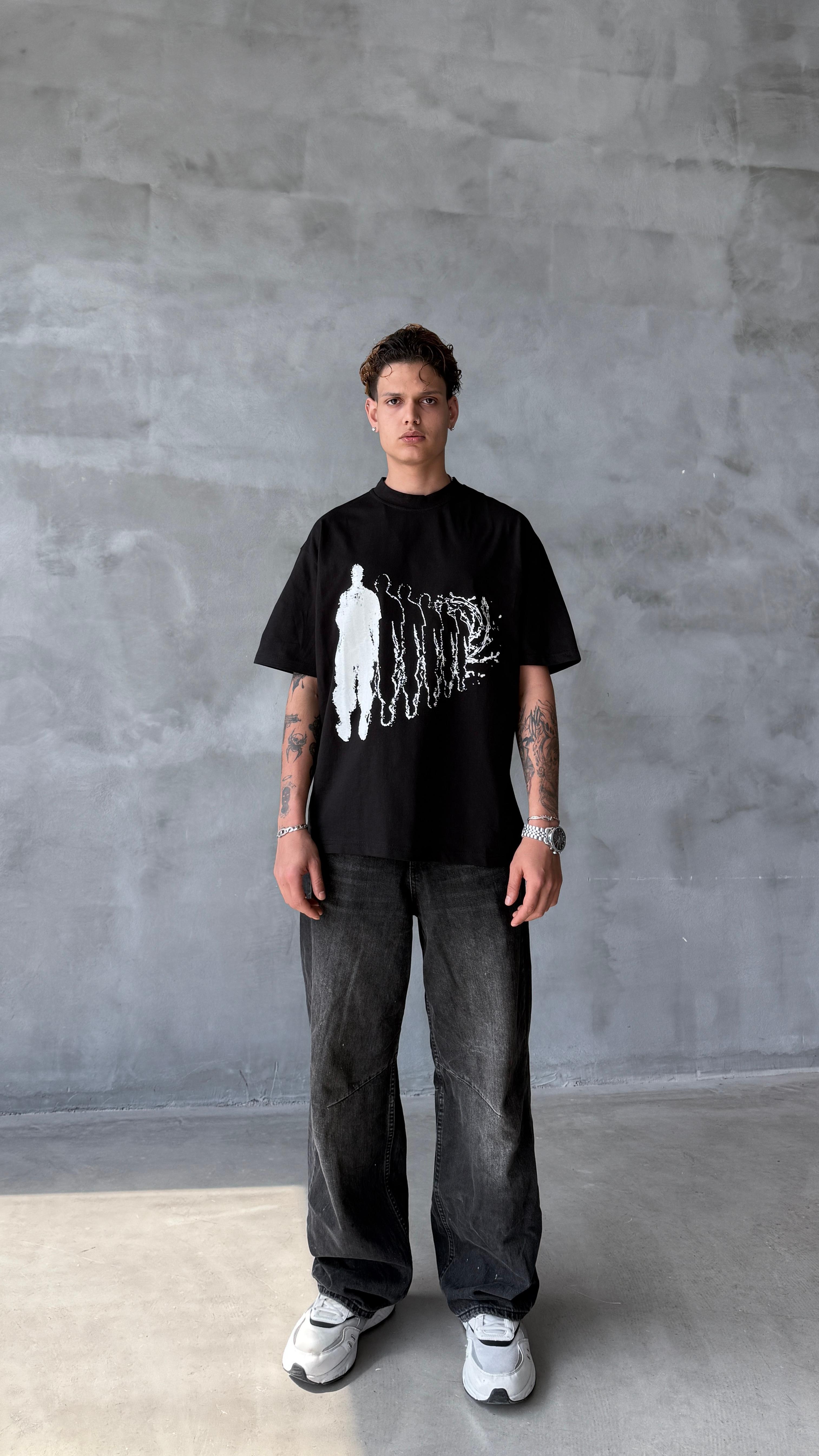 Black Souls Oversize Tişört 