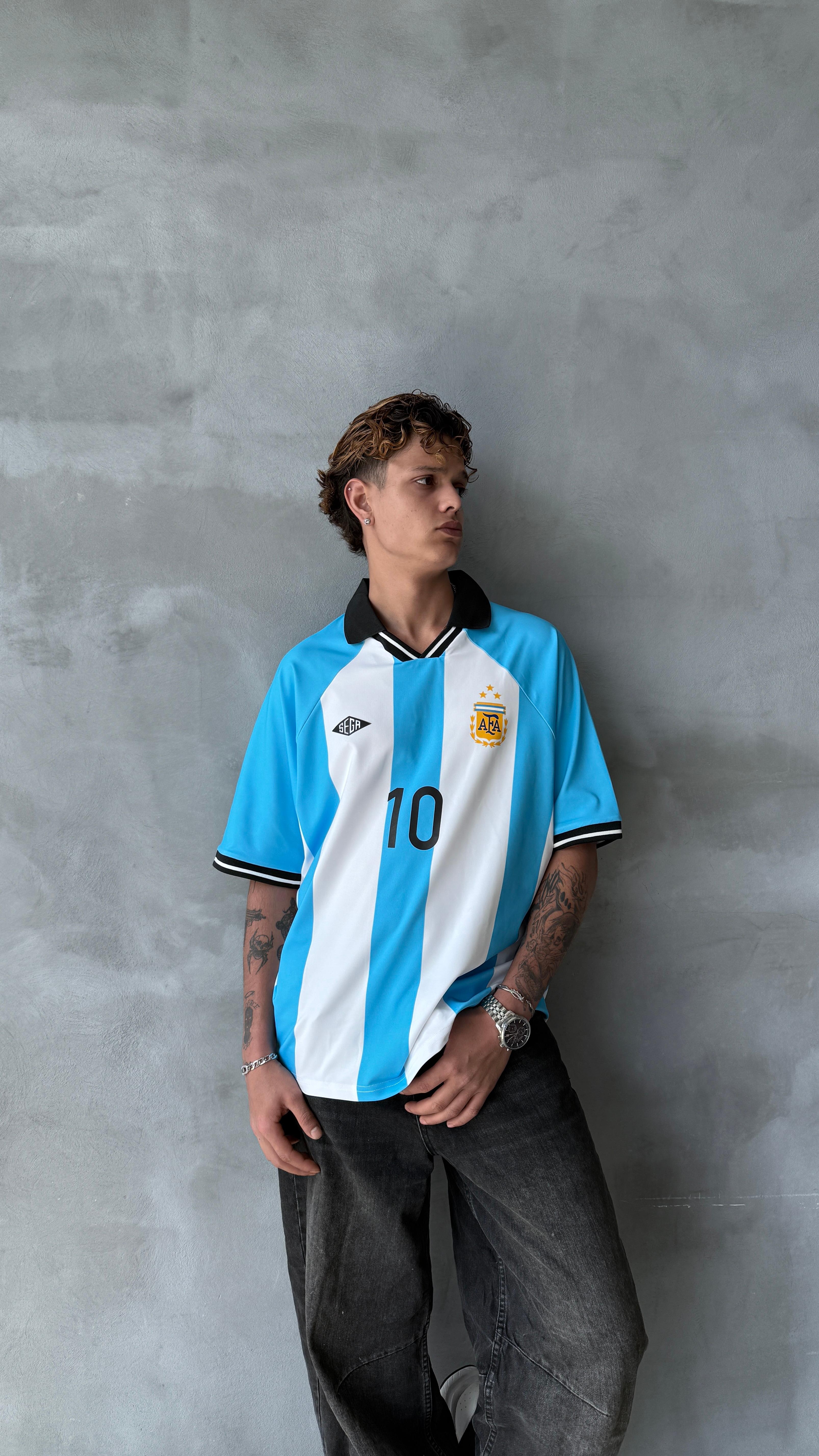 Argentina Boxy Fit Oversize Polo Yaka Forma