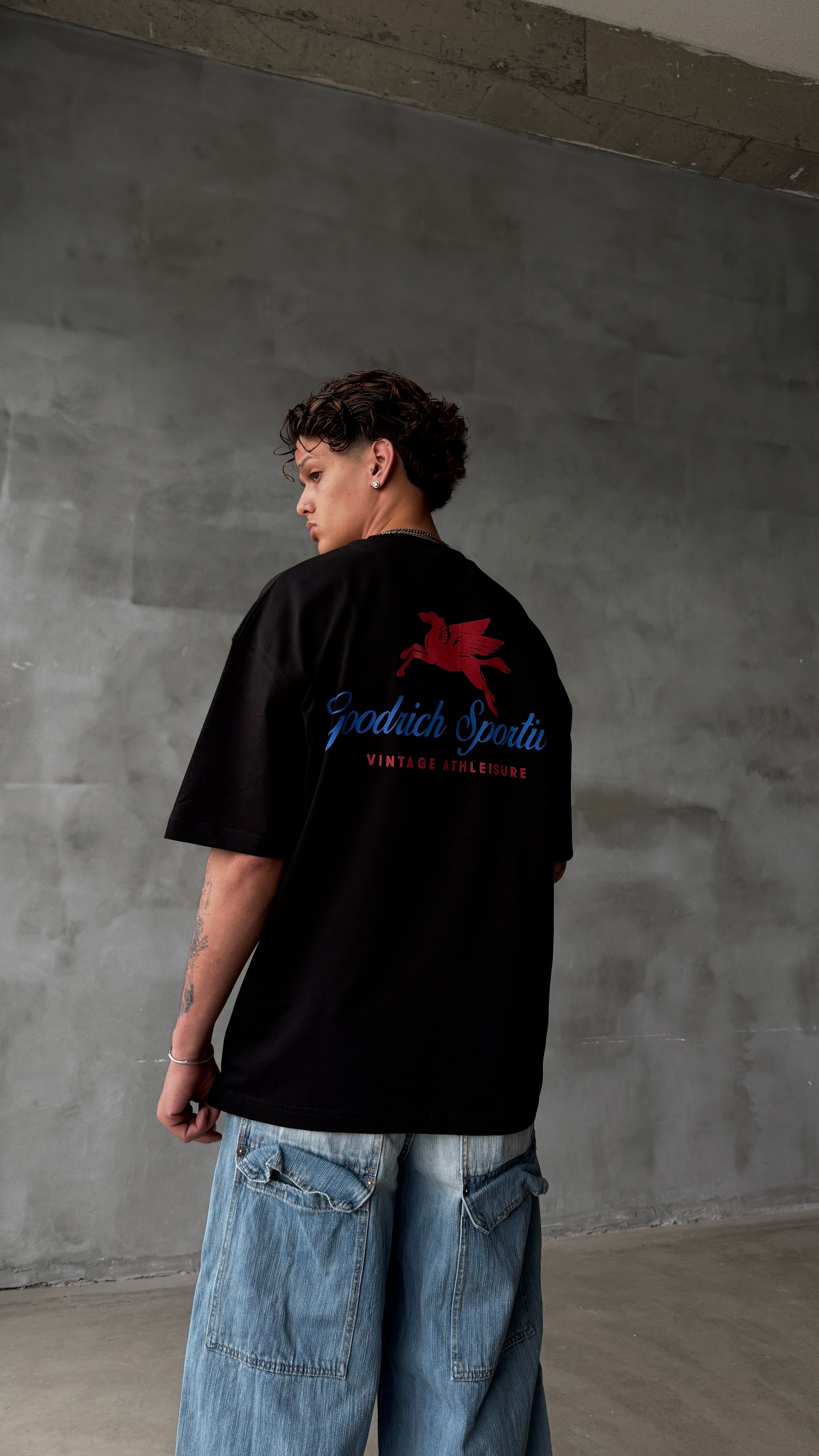 Goodrich Siyah Oversize Tişört 