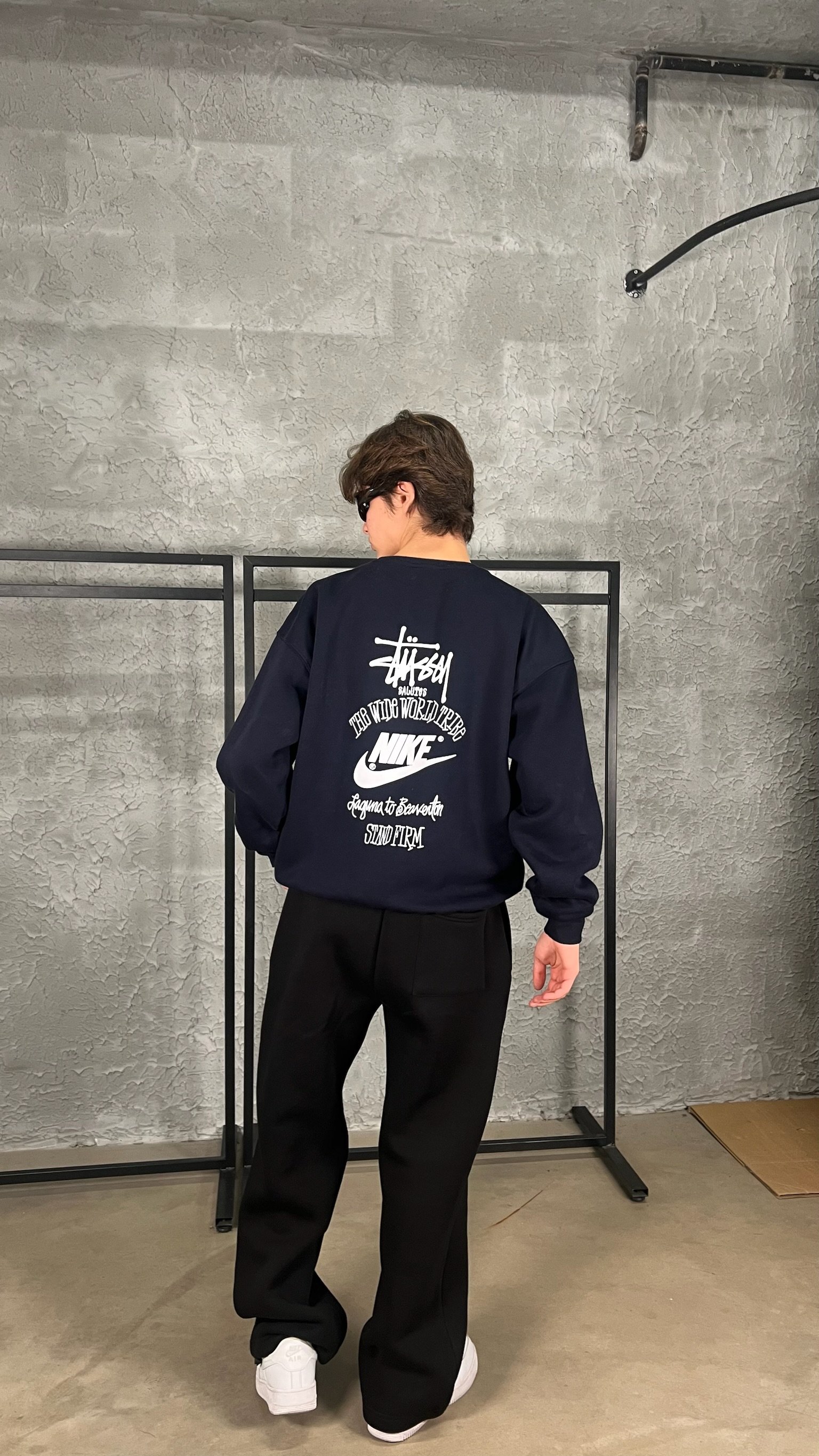 Koyu Lacivert S x N Oversize Sweatshirt 