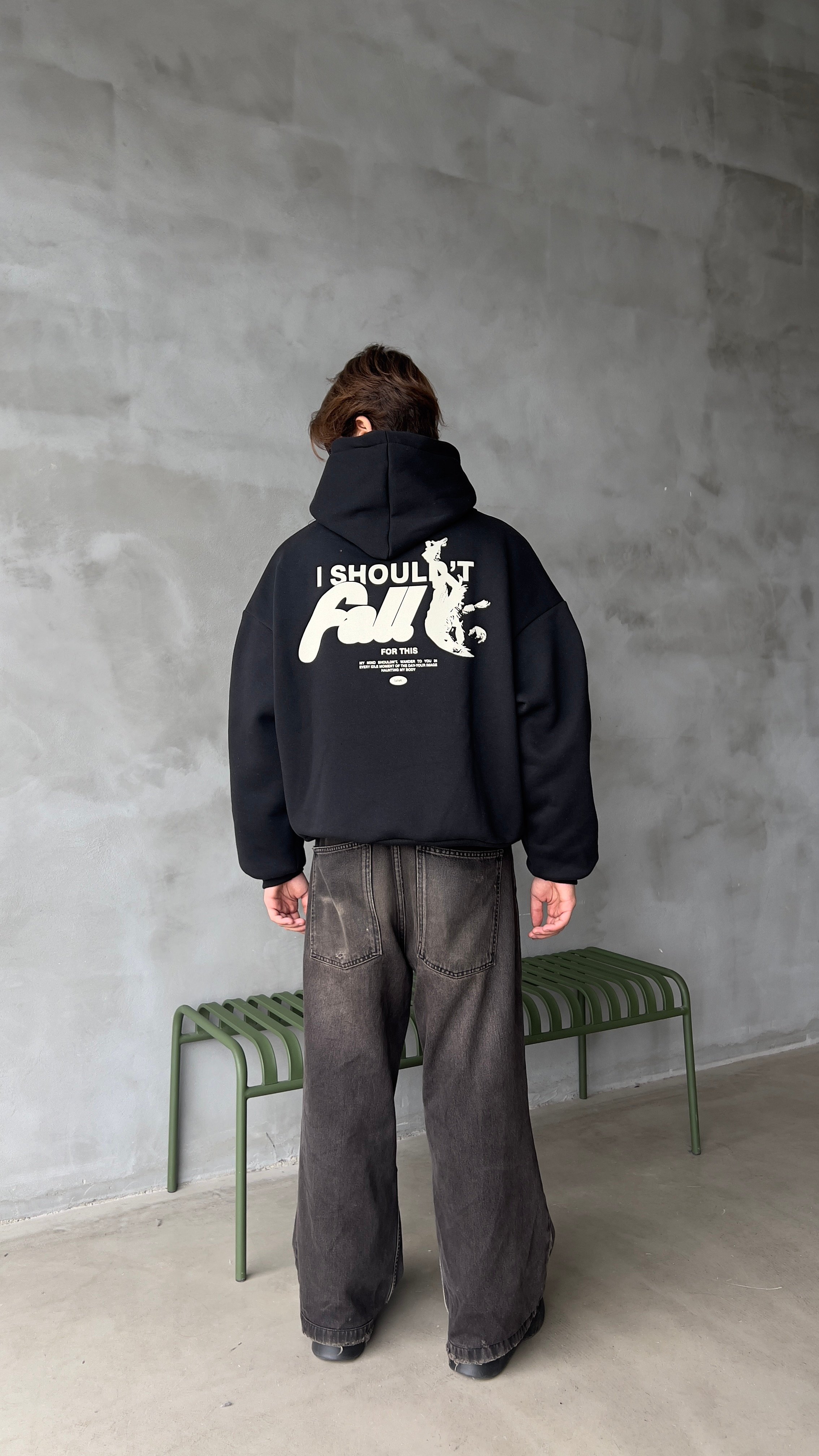 Black Fall Premium Oversize Hoodie 