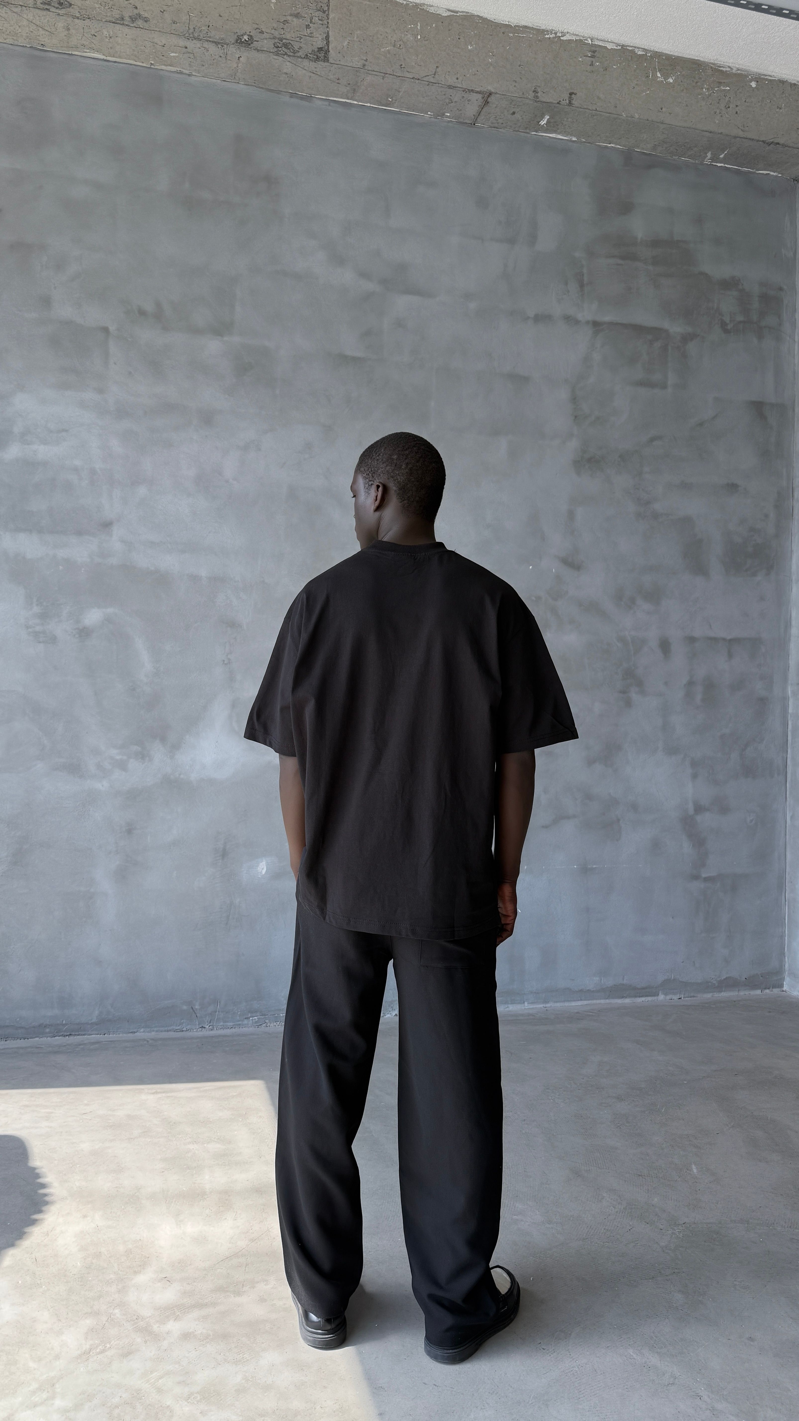 Black Symbo Nakış Detay Oversize Tişört 