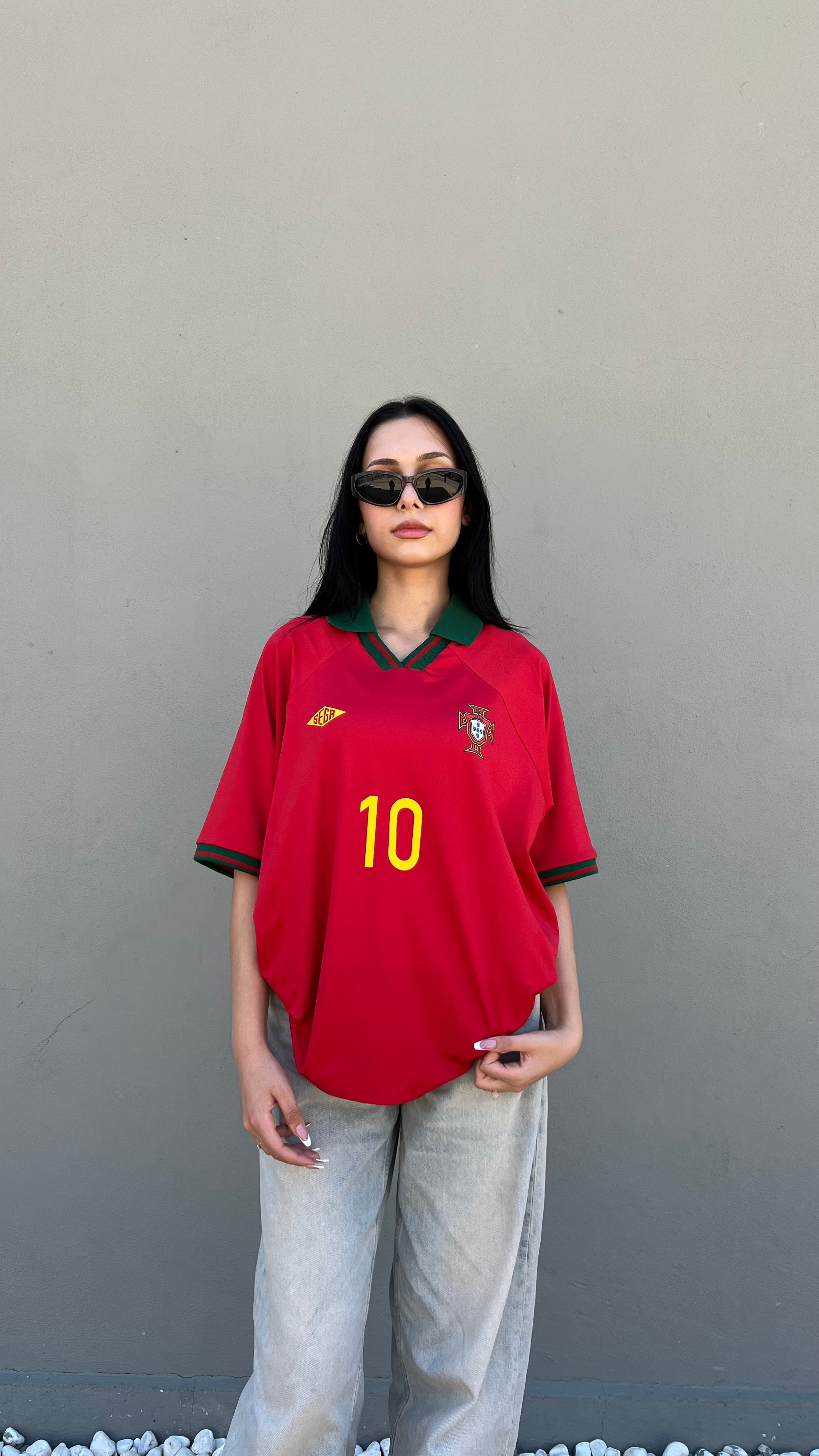 Portugal Boxy Fit Polo Yaka Oversize Forma 