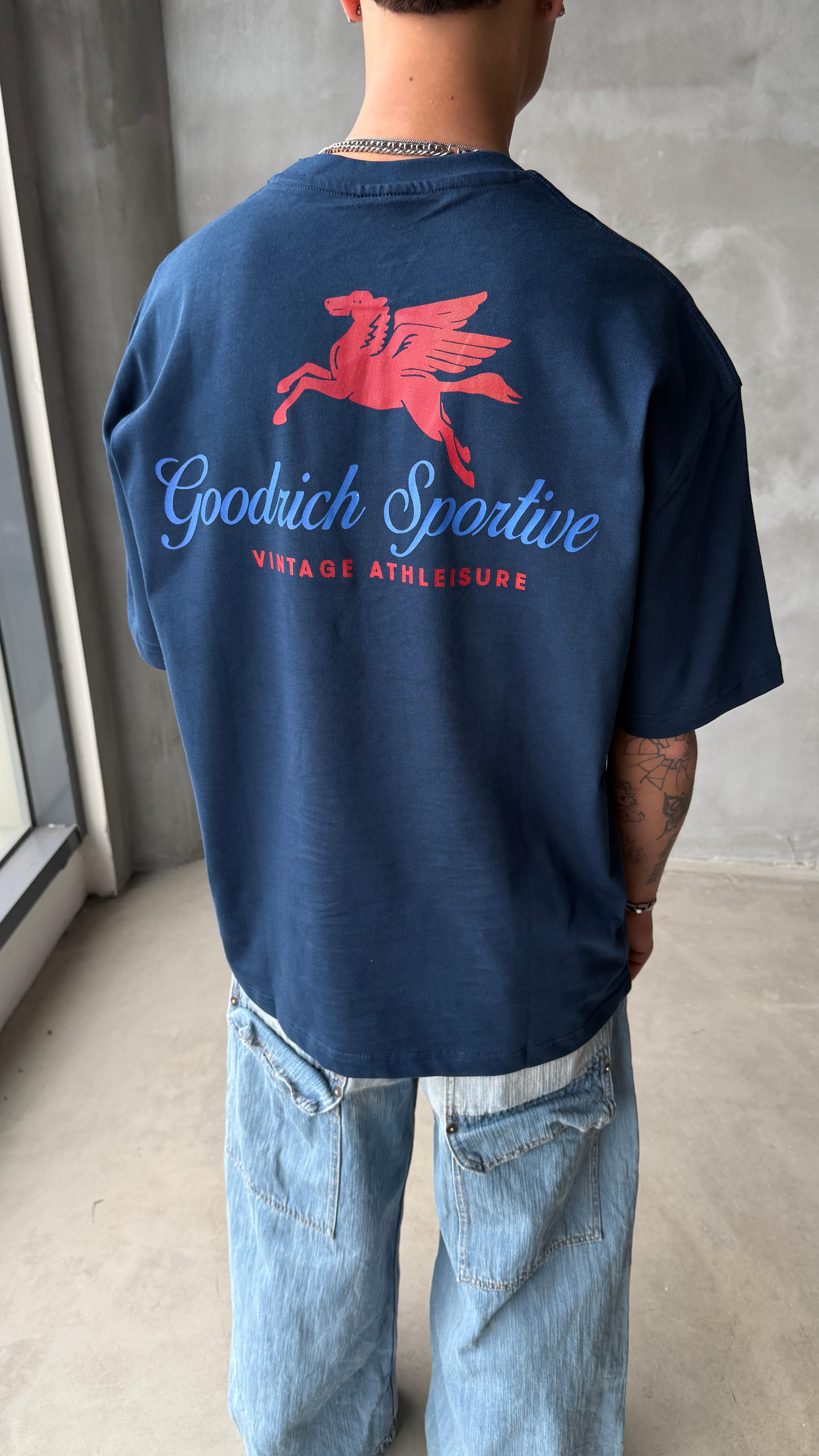 Goodrich Lacivert Oversize Tişört 