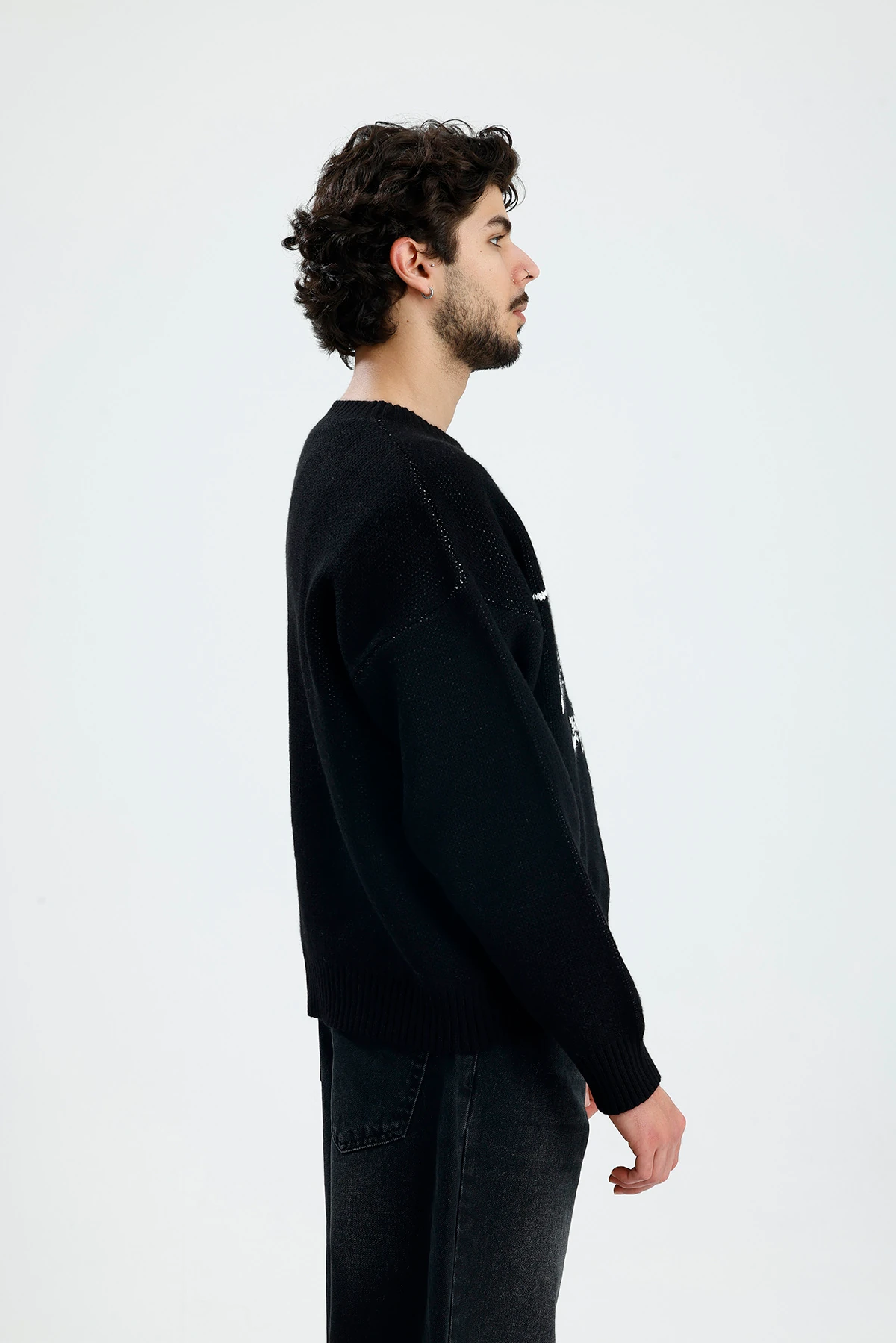 Wes Death Of Knights Premium Boxy Fit Oversize Triko Kazak