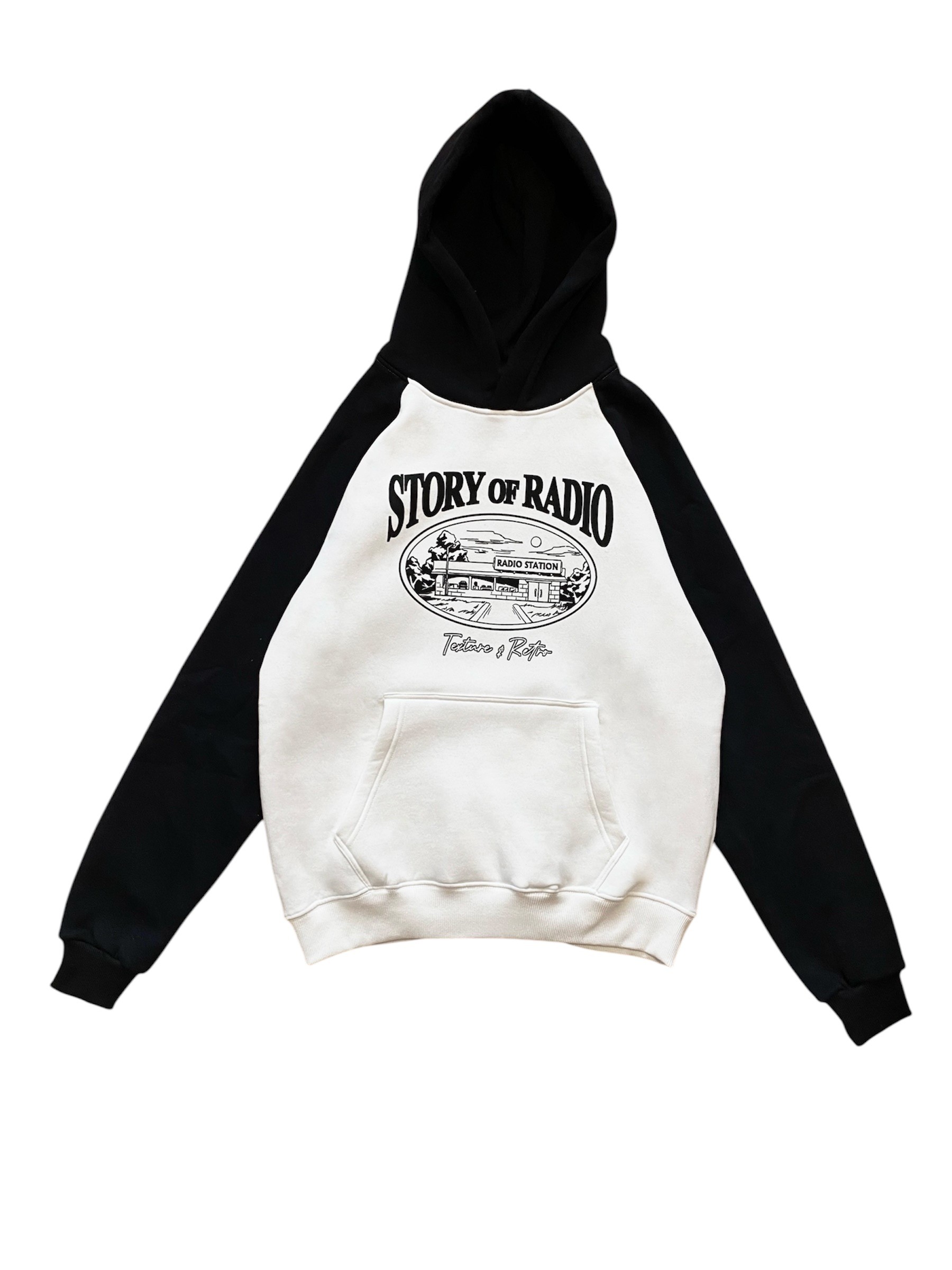 White Story Of Radio Oversize Hoodie 