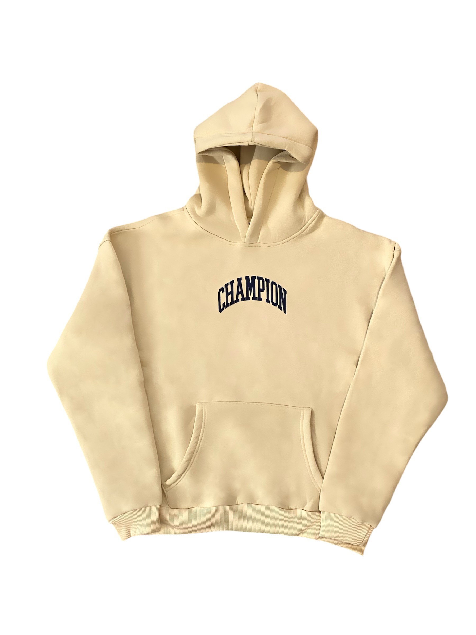 Champion Bej Oversize Hoodie 