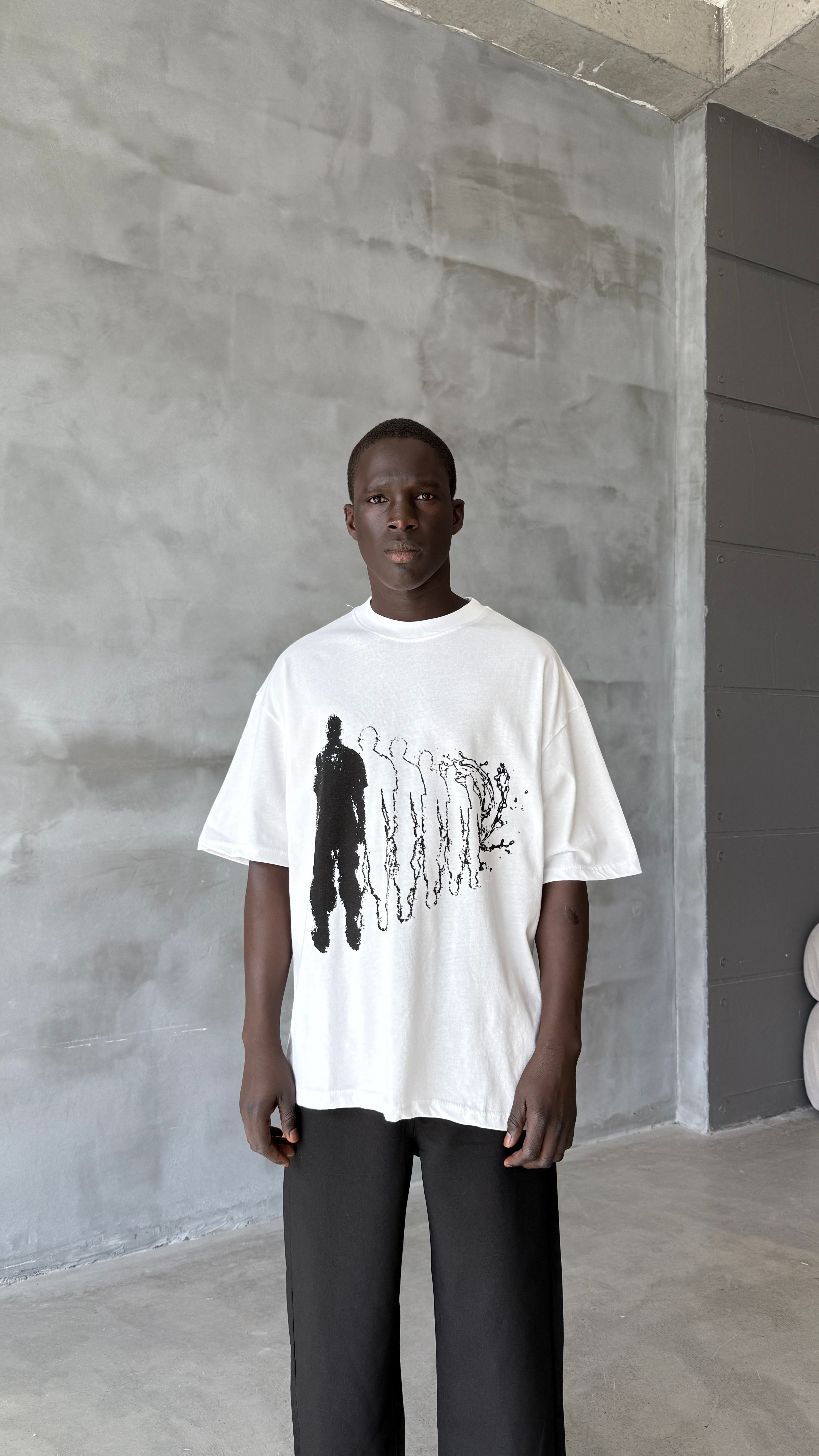 White Souls Oversize Tişört 