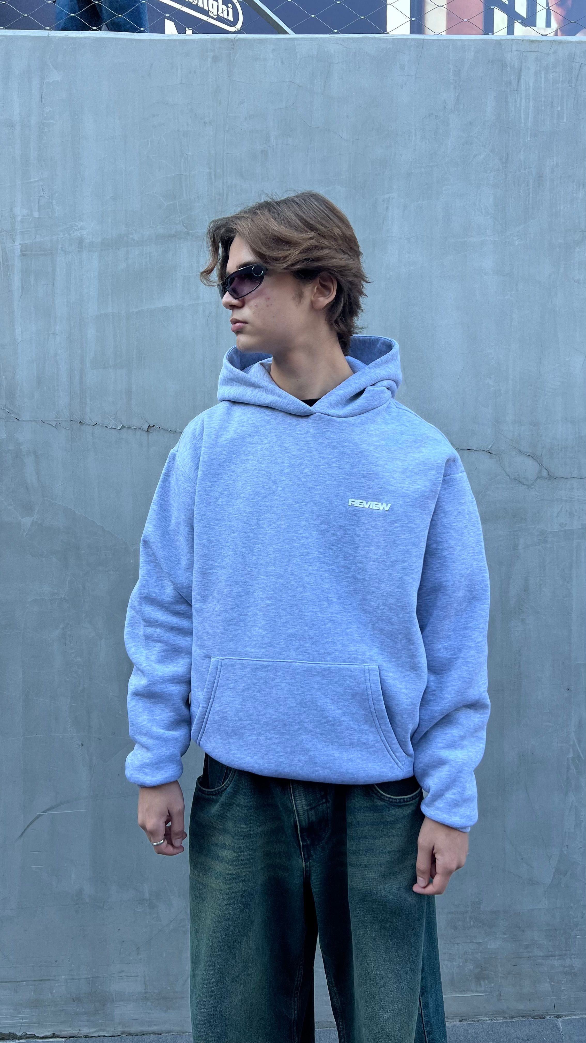 RW Grey Premium Oversize Hoodie 