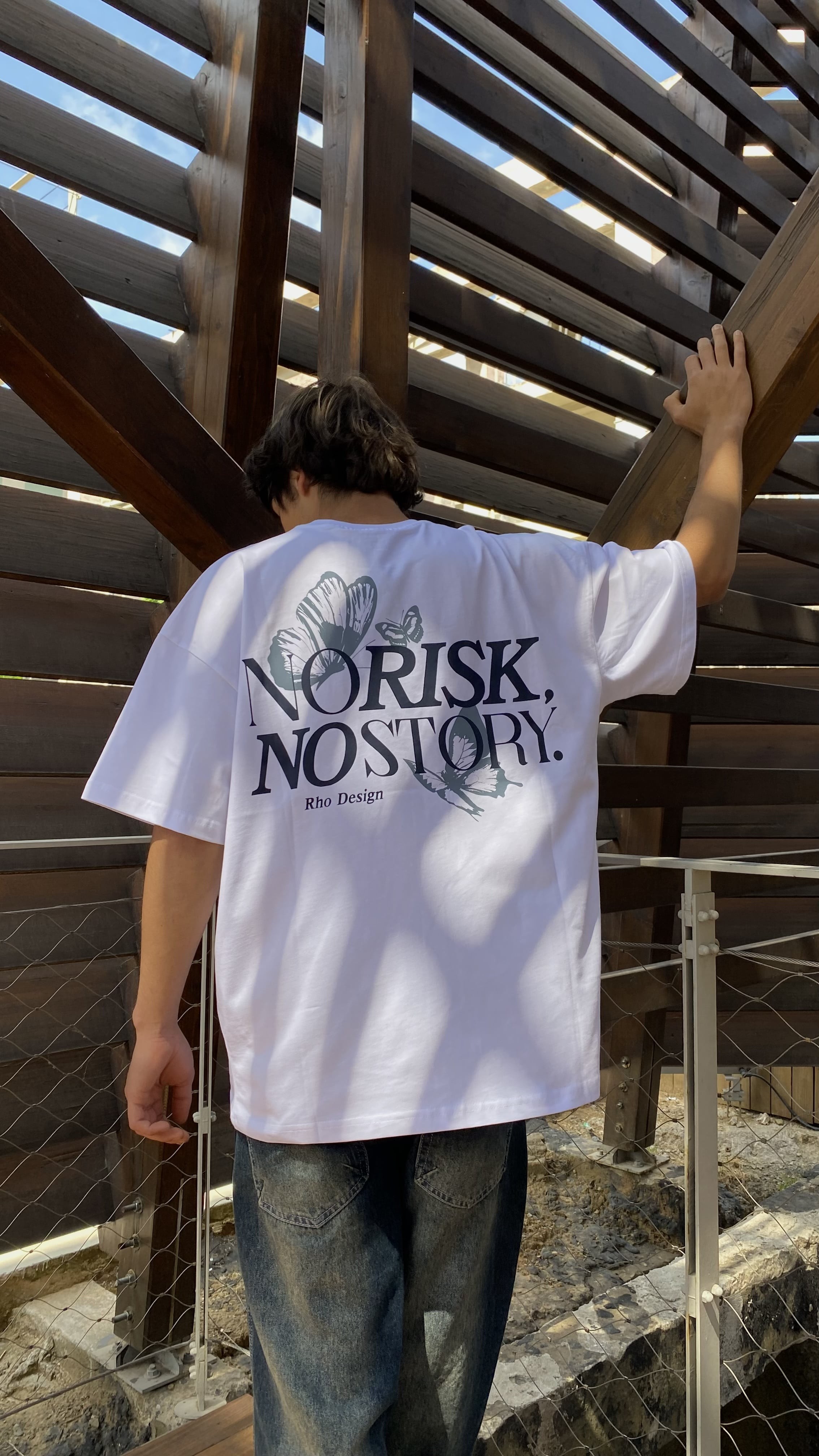 No Risk No Story Oversize Tişört 