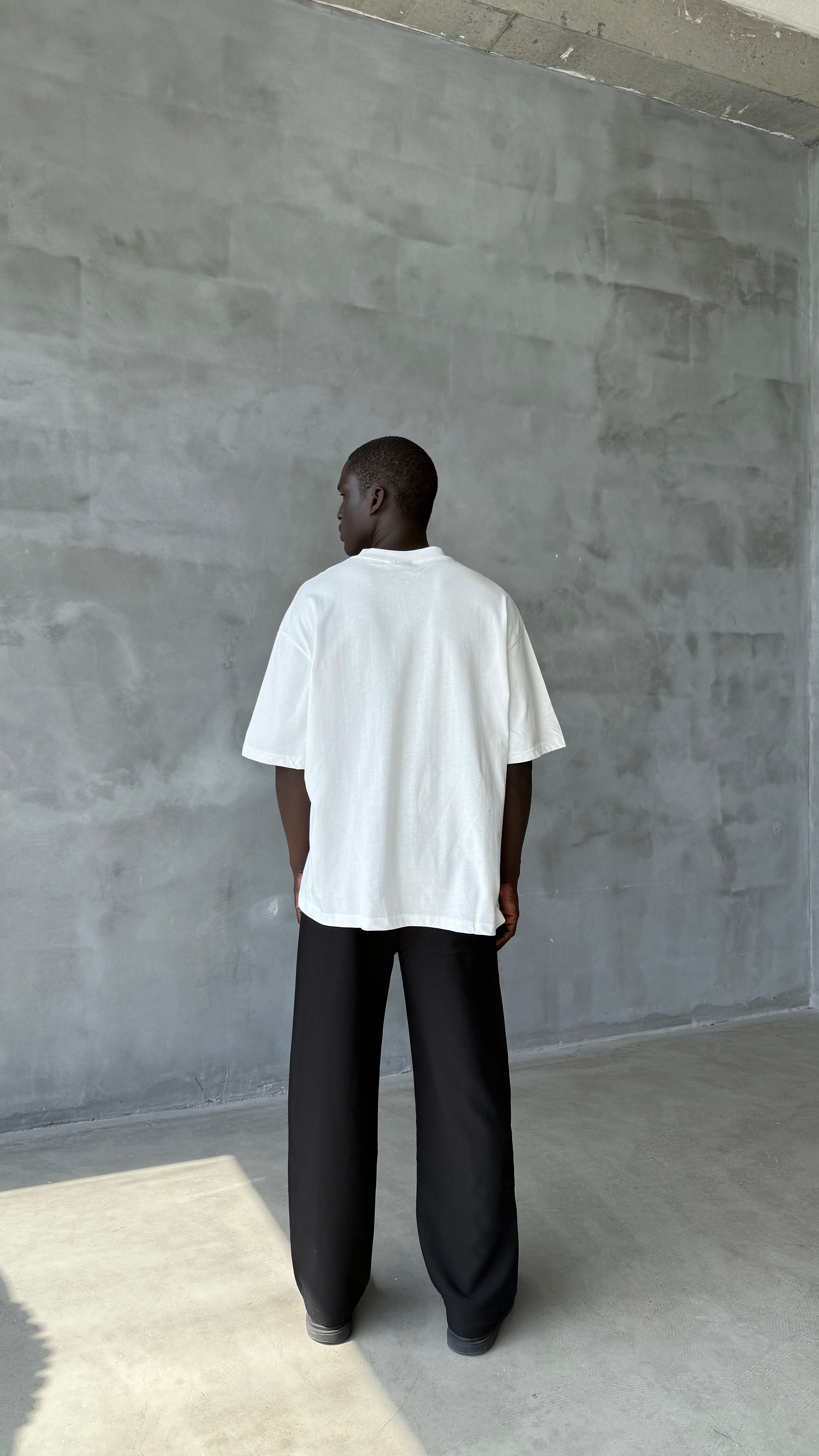 White Vale Patchwork Oversize Tişört 