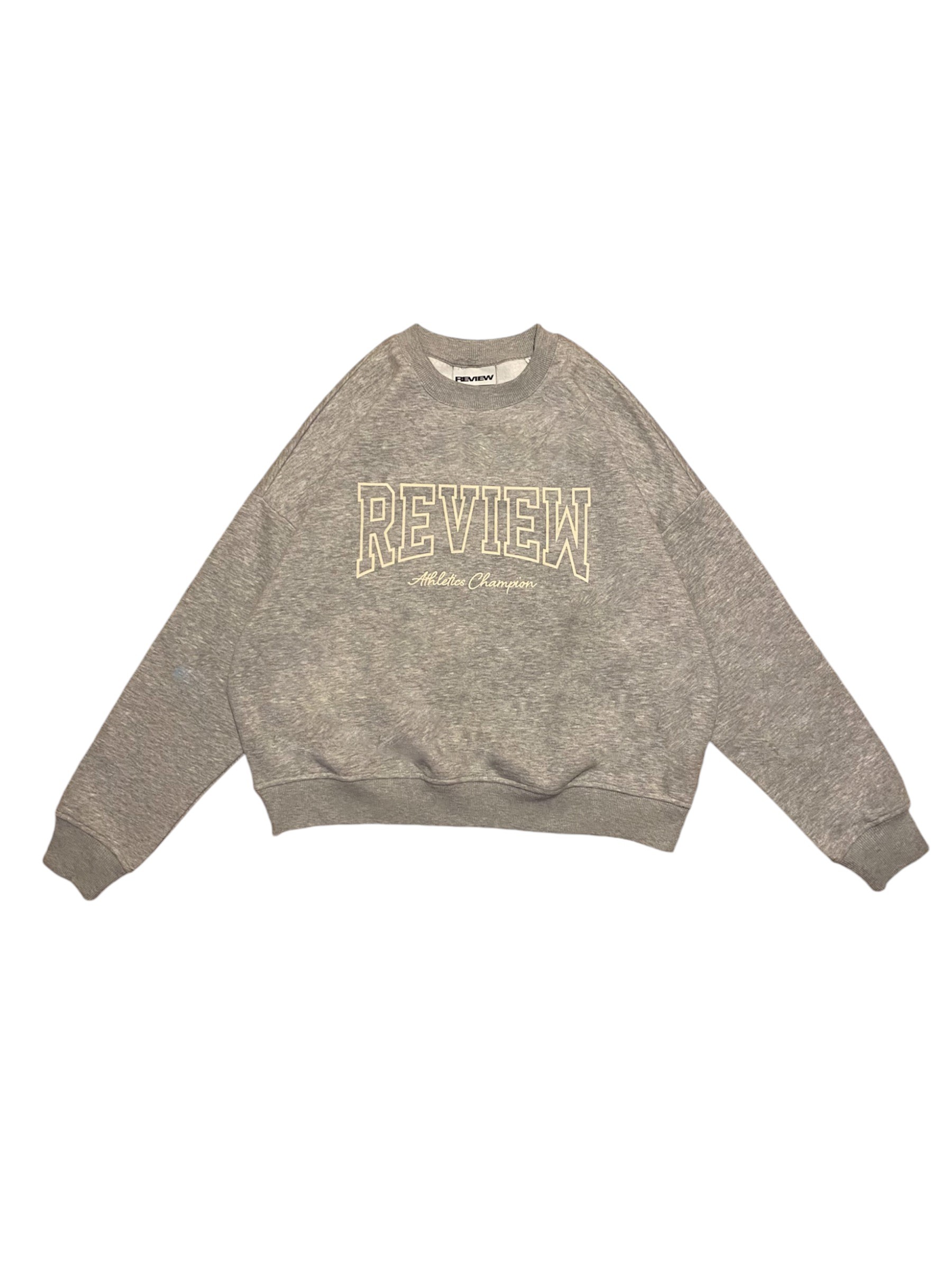 RW Gray Boxy Fit Oversize Sweatshirt