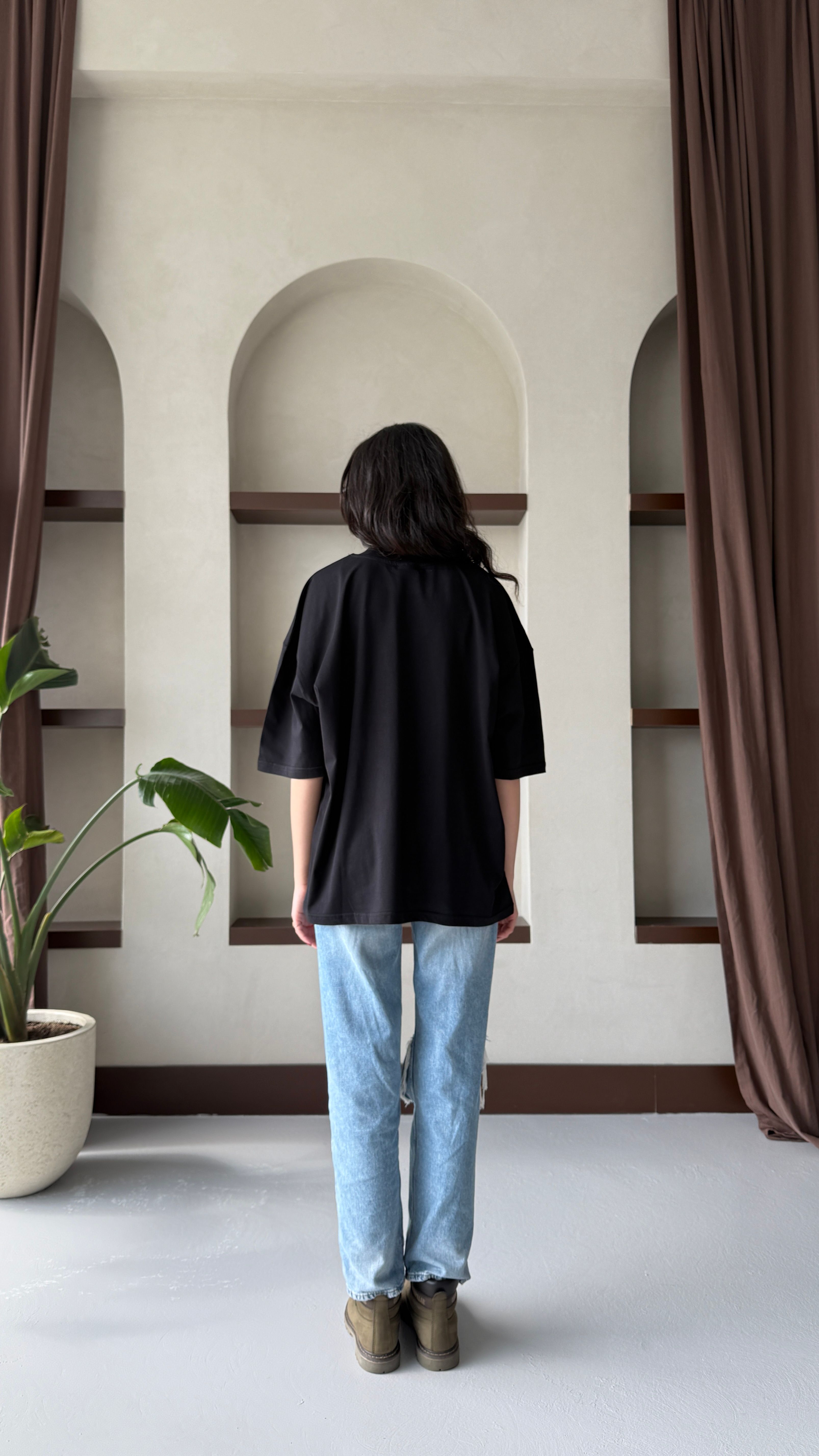 Black Secret Oversize Tişört 
