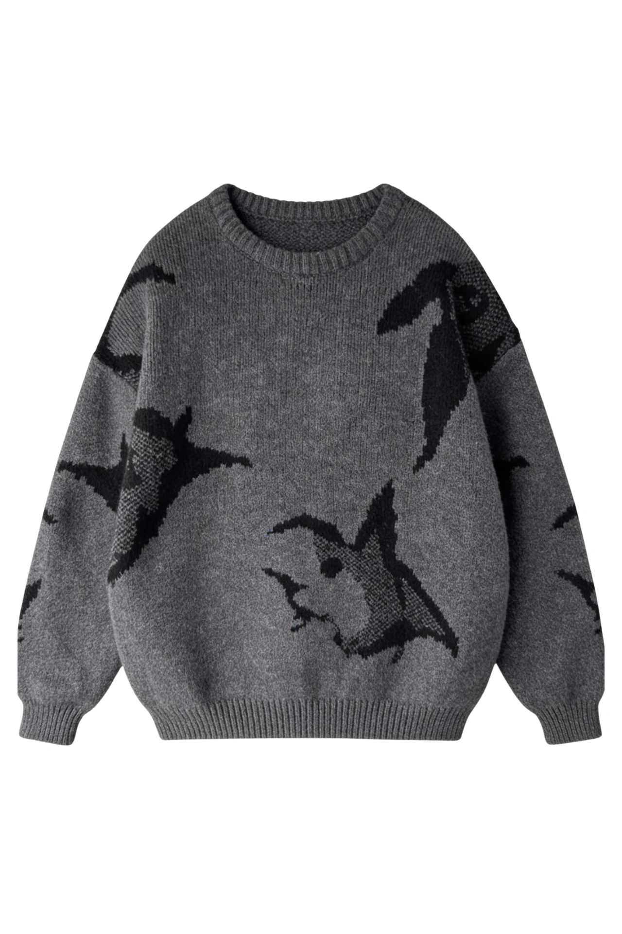 Symbo Oversize Premium Yıkamalı Triko Kazak