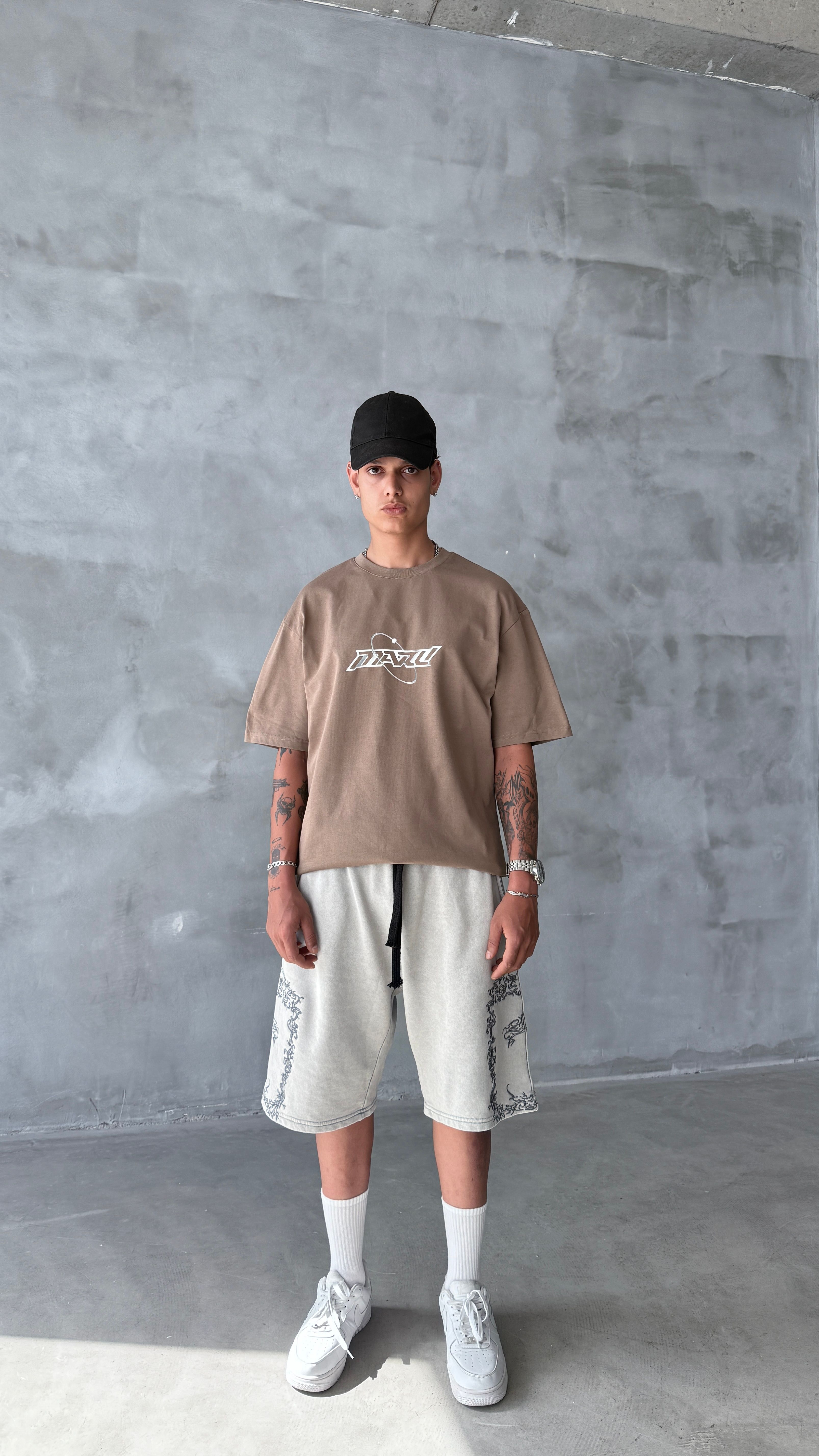 RW Brown Space Oversize Tişört 