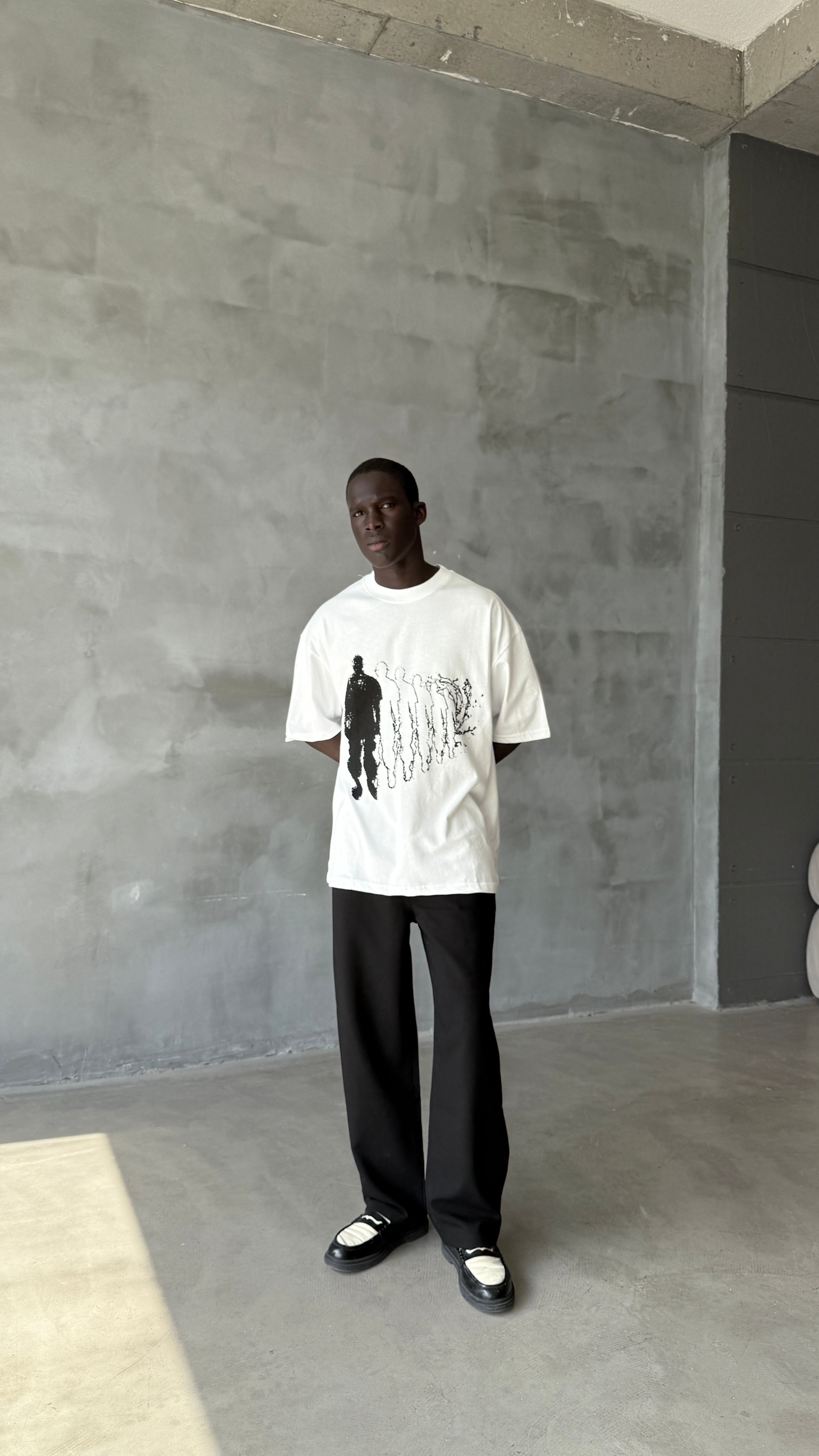 White Souls Oversize Tişört 