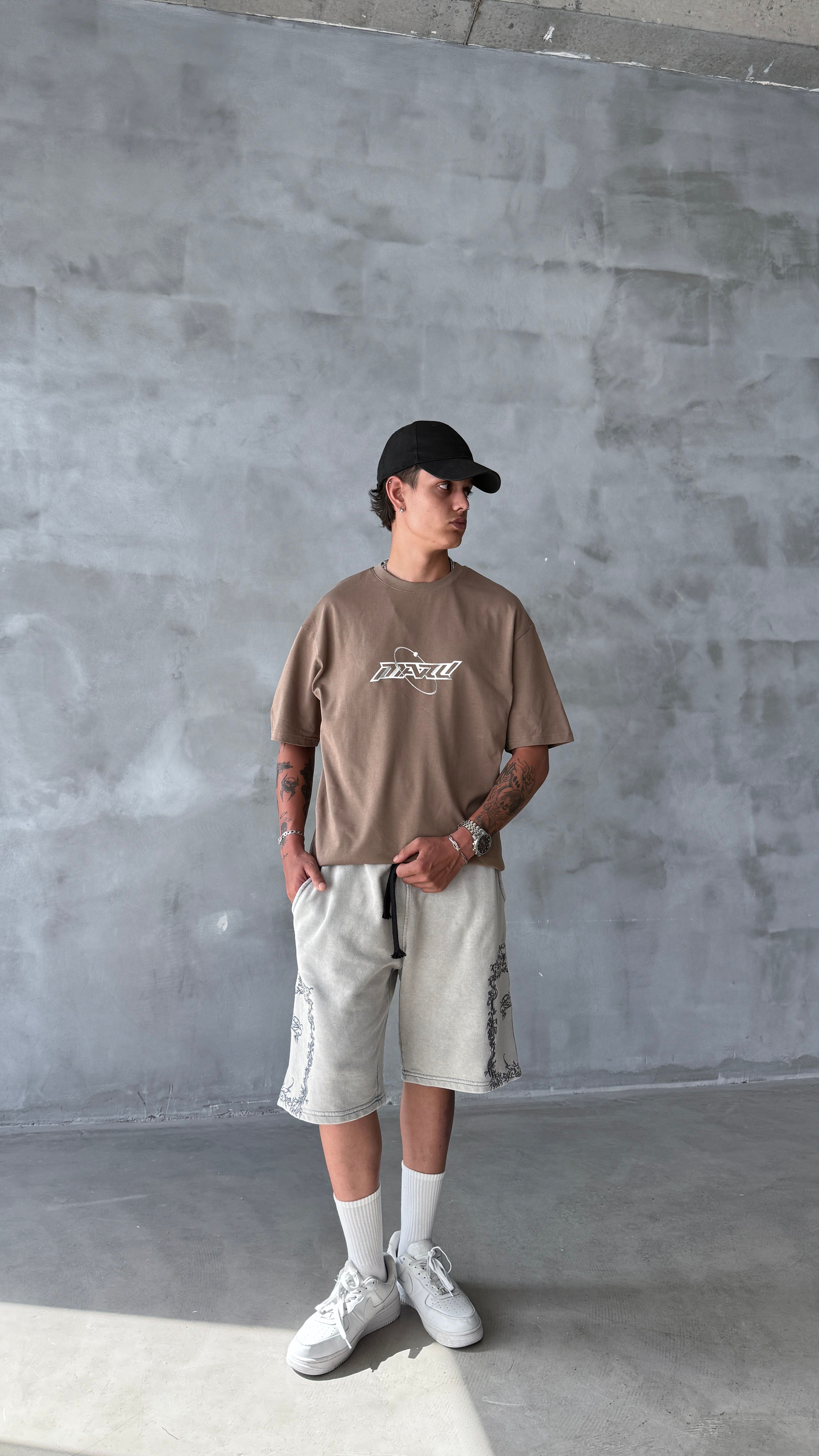 RW Brown Space Oversize Tişört 