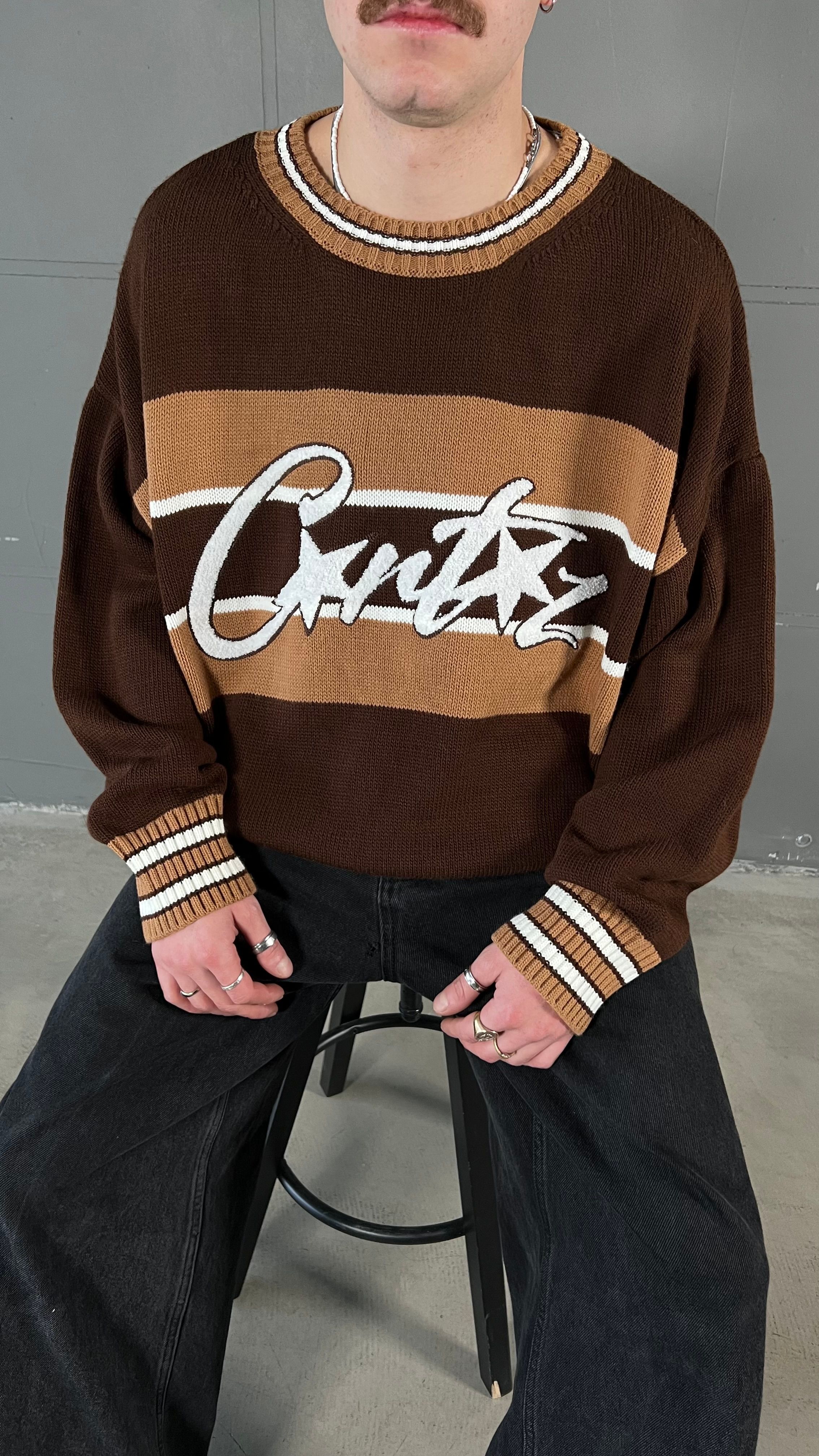 Crtz Brown Premium Boxy Fit Oversize Kazak