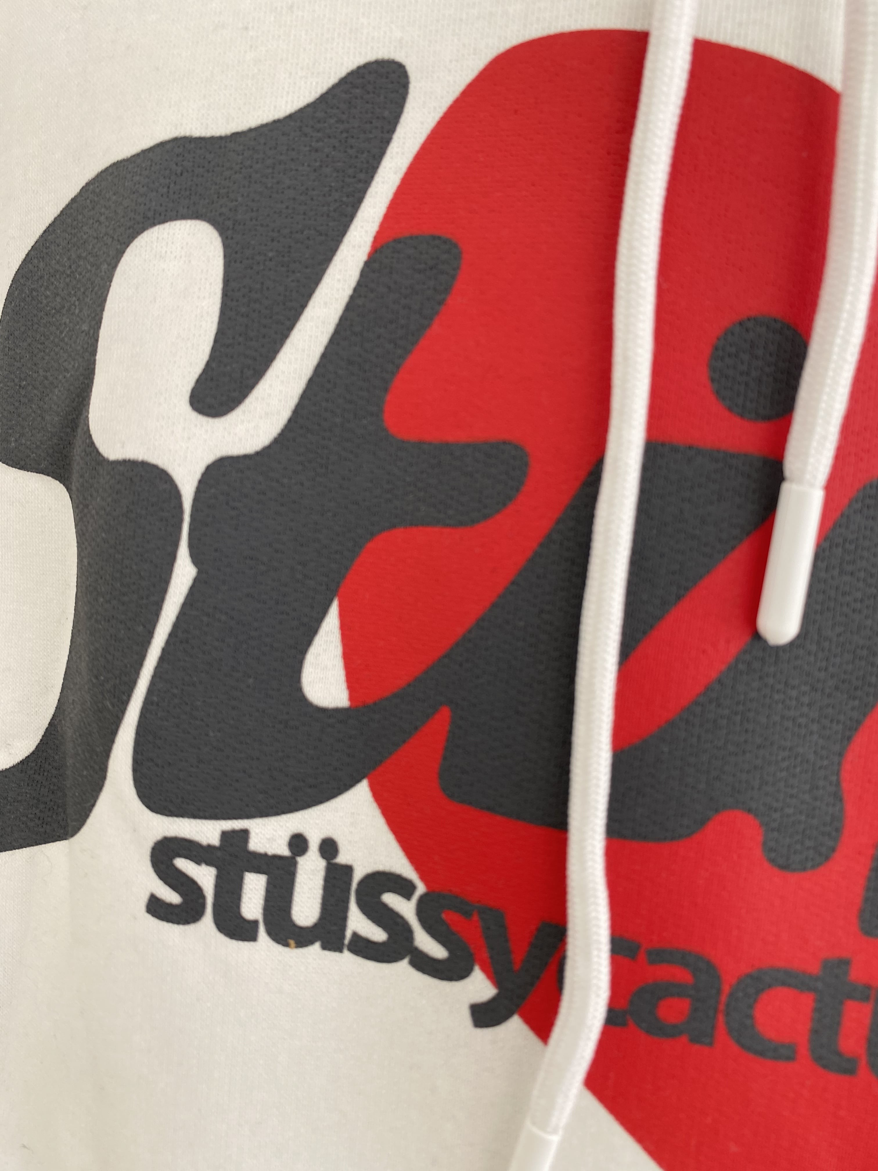 Beyaz Stsy Oversize Hoodie 