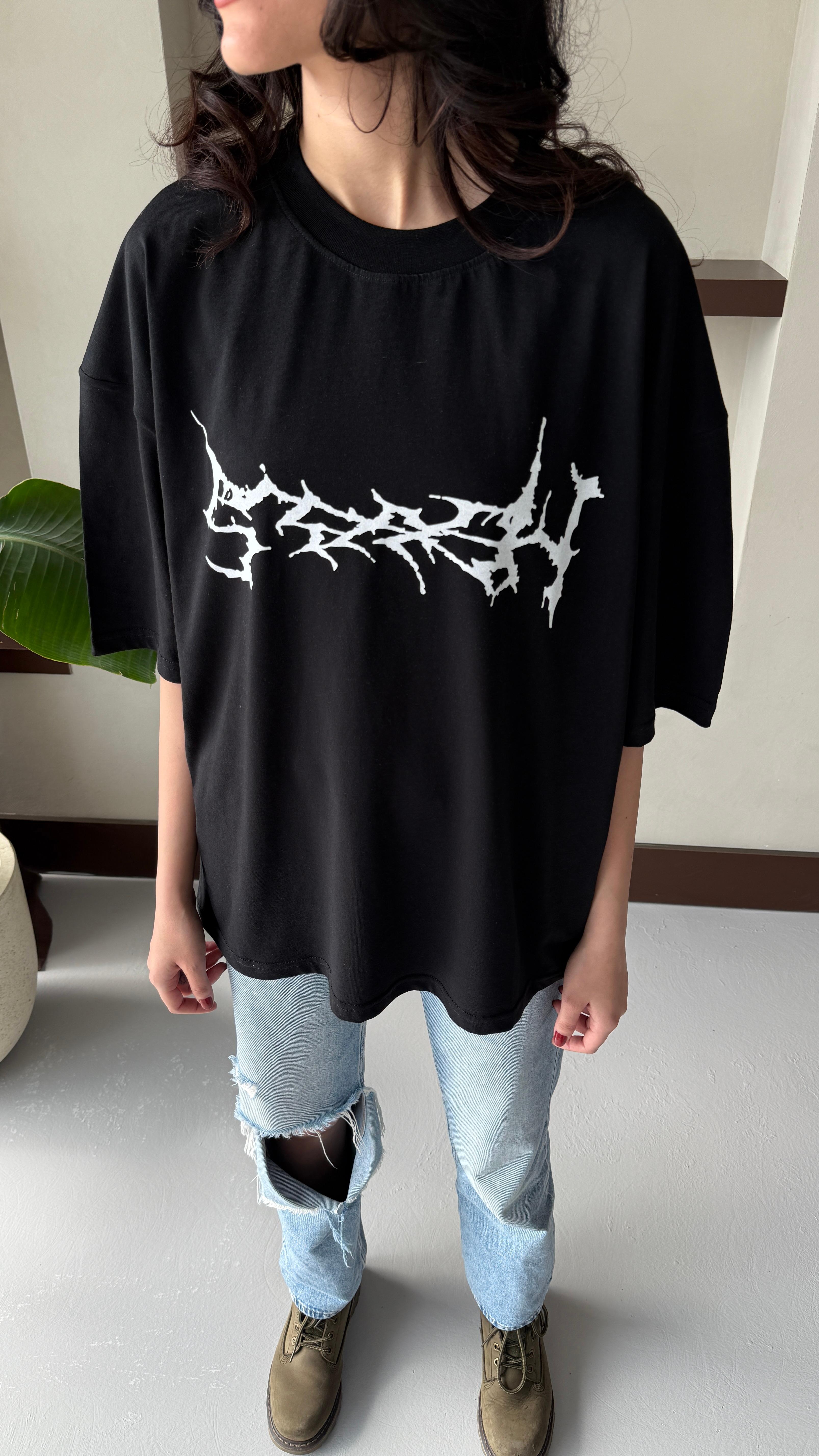 Black Secret Oversize Tişört 