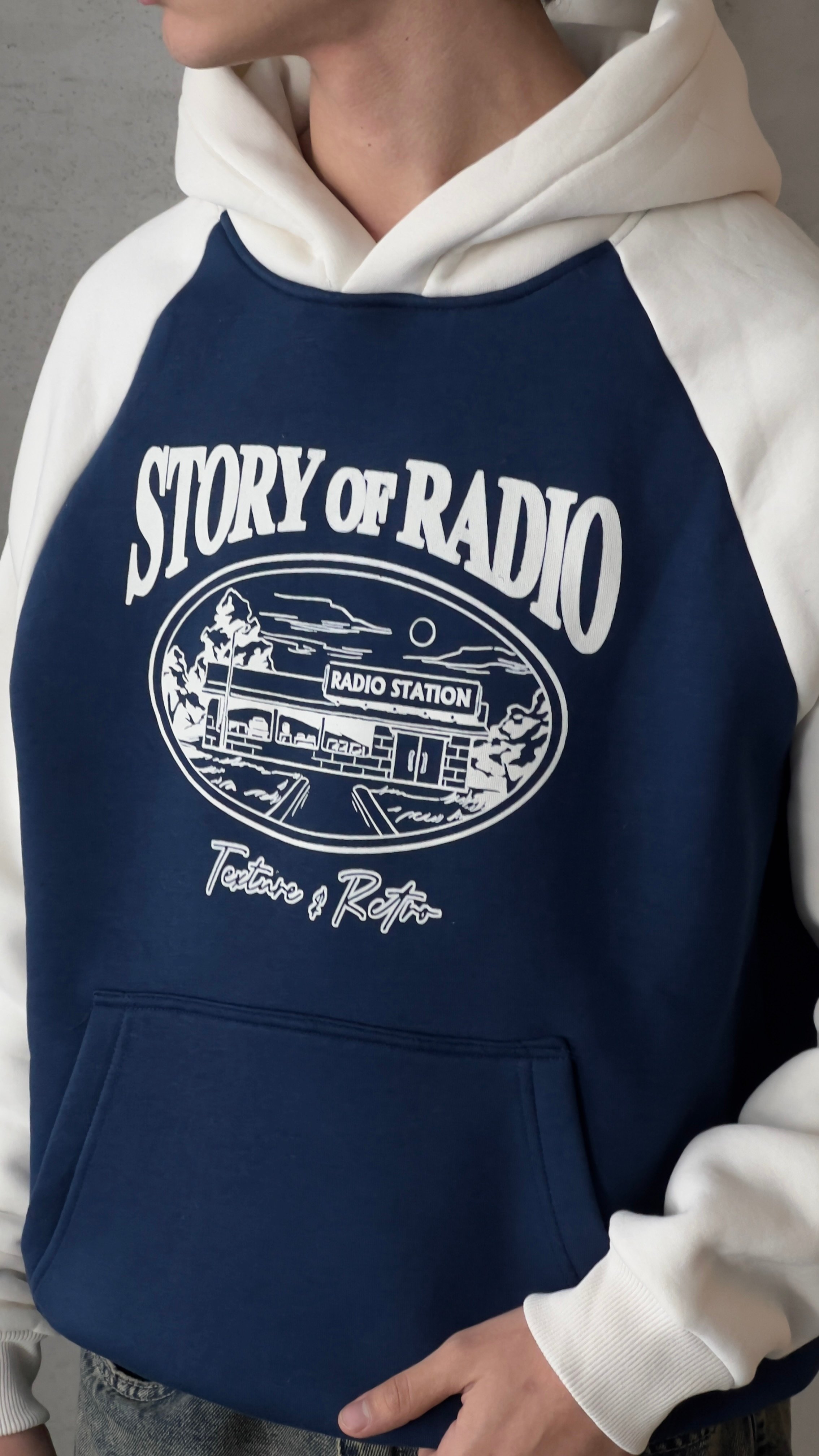 İndigo Story Of Radio Oversize Hoodie 