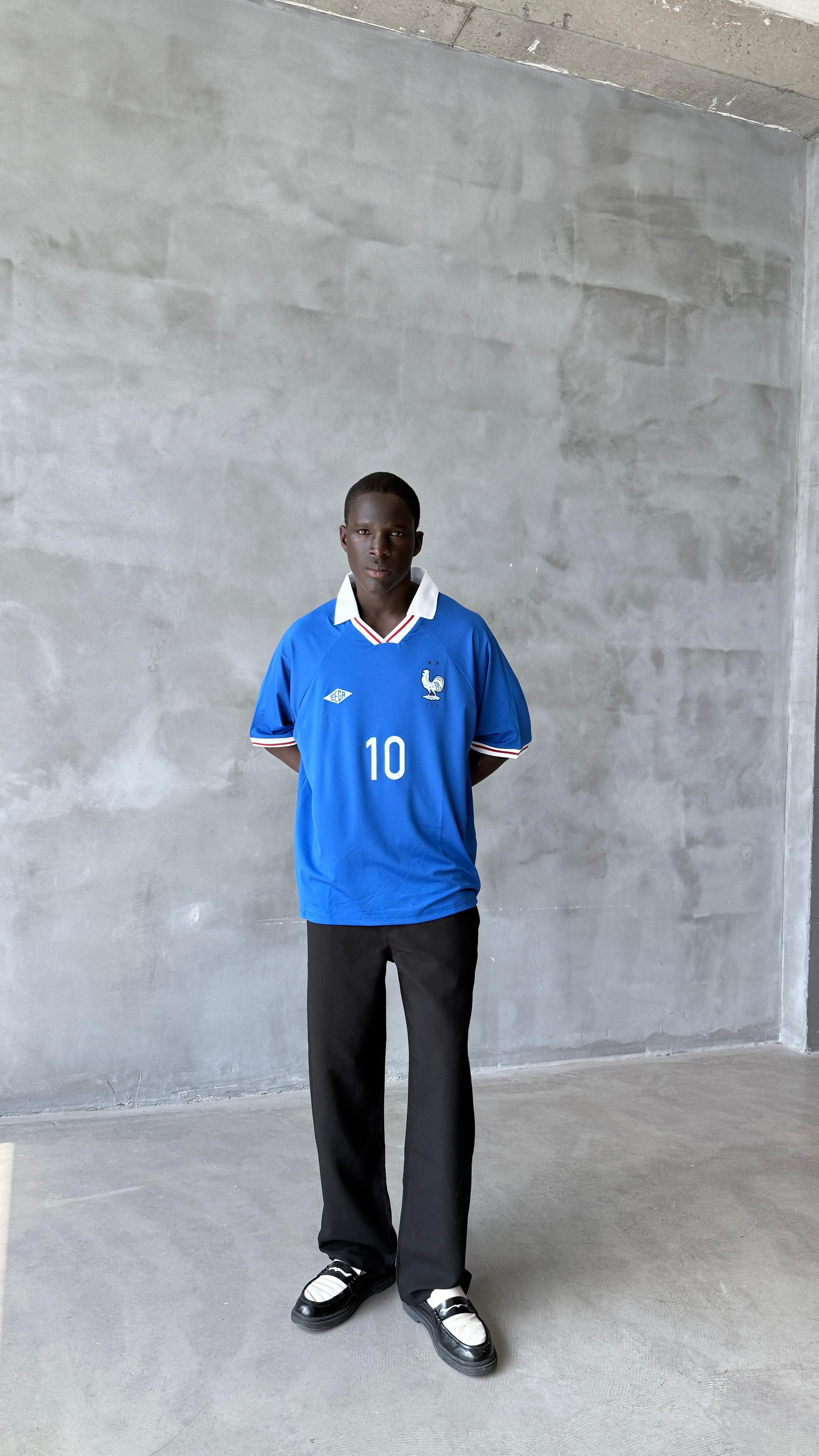 France Boxy Fit Oversize Polo Yaka Forma 