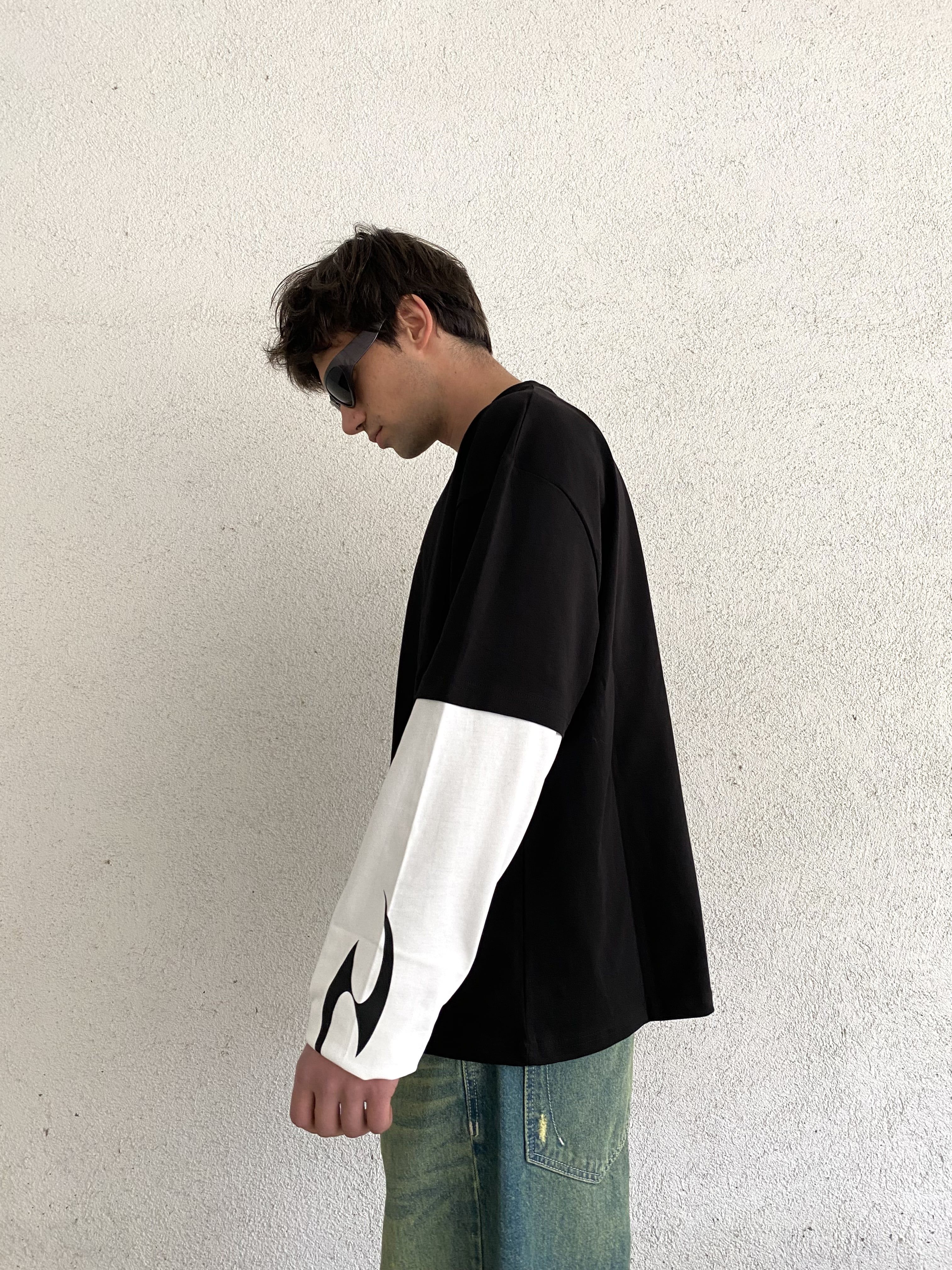 Azazile Long Sleeve Oversize Sweatshirt 