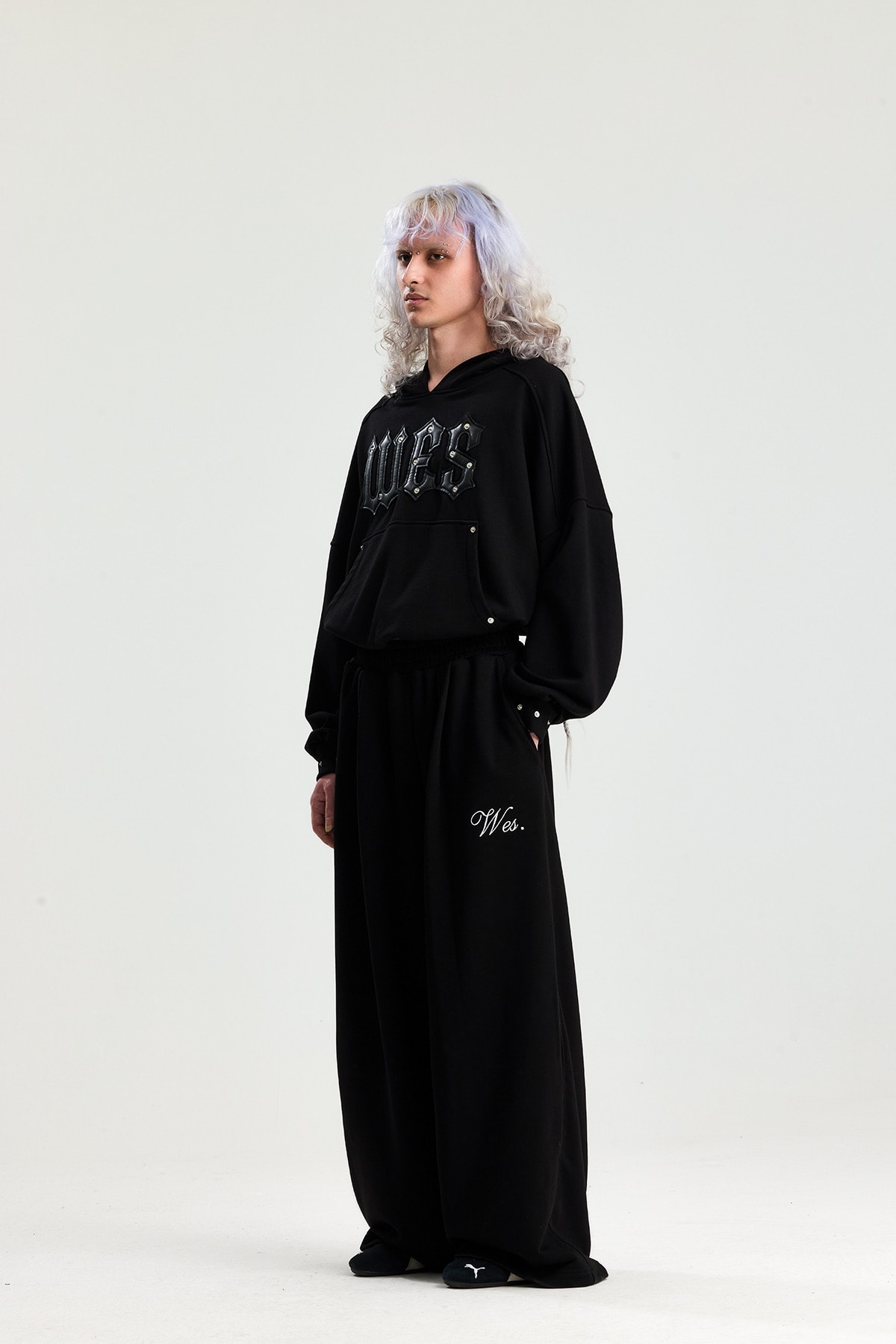 Wes Nakış Detay Premium Baggy Sweatpant 