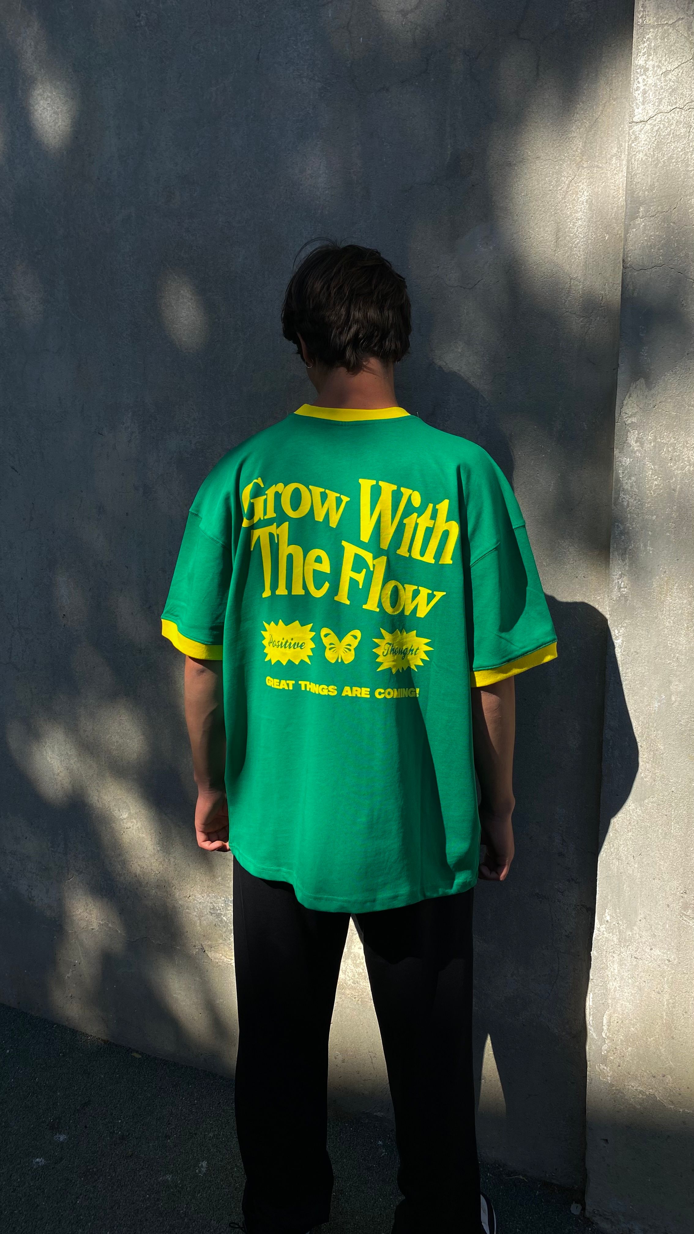 Grow With The Flow Oversize Tişört 