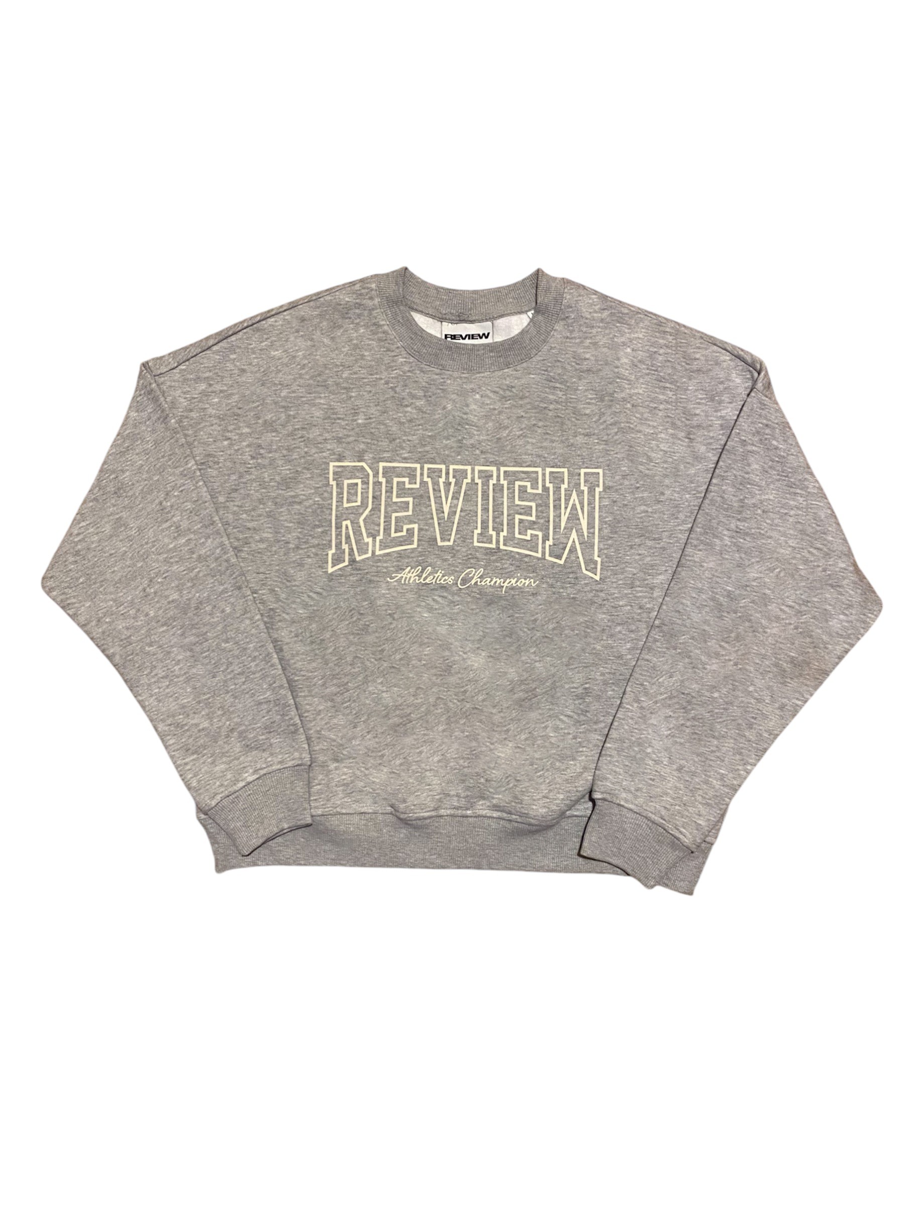 RW Gray Boxy Fit Oversize Sweatshirt