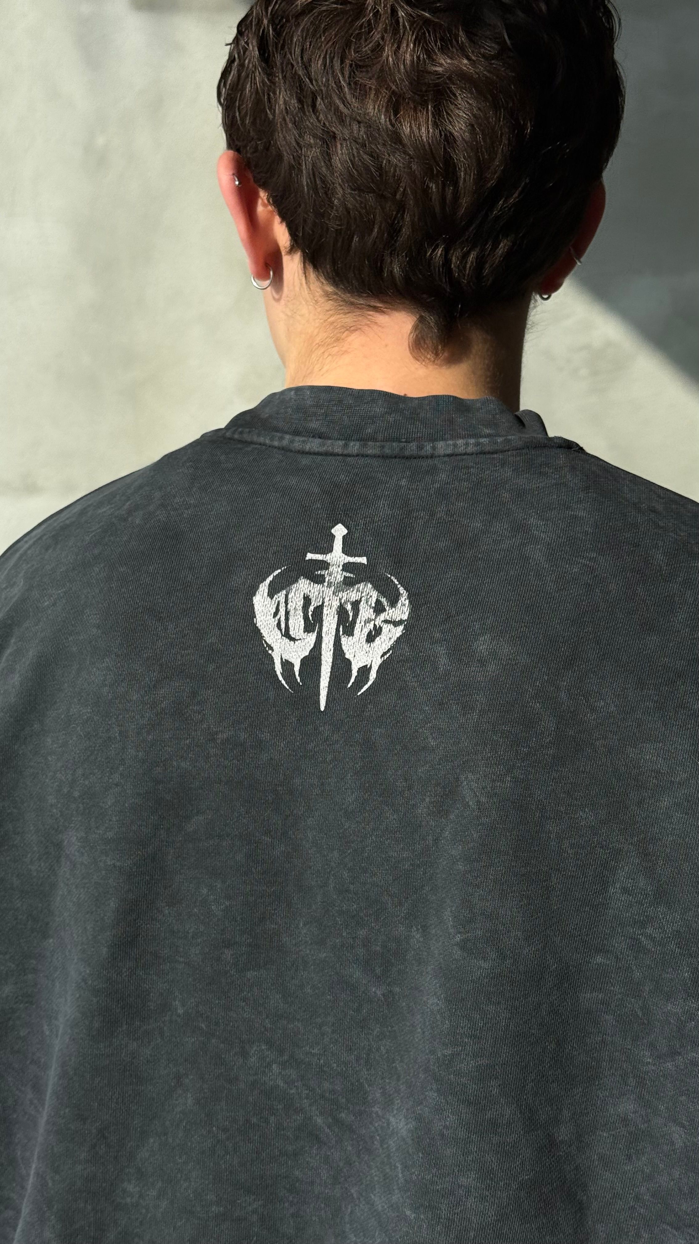 Blood Asit Yıkamalı Premium Oversize Sweatshirt 