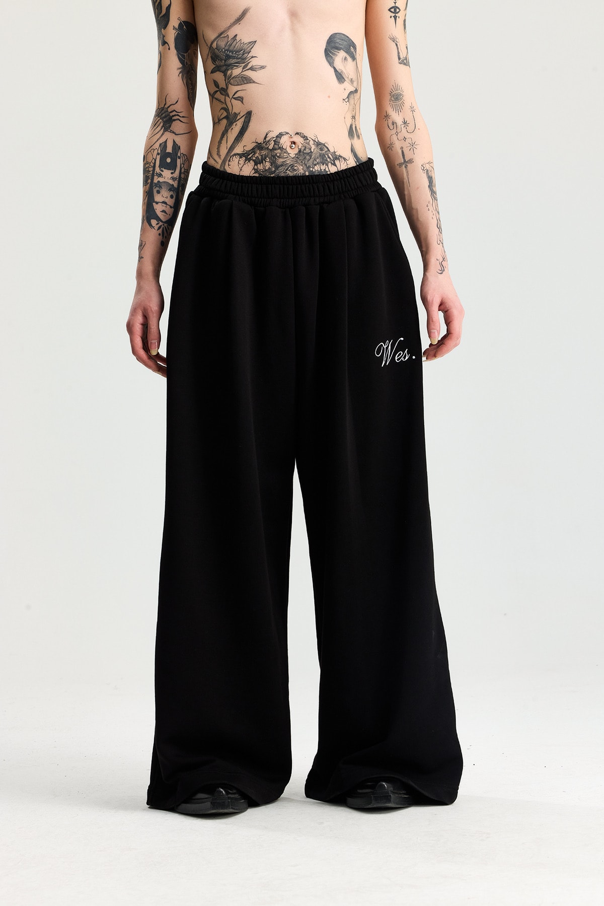 Wes Nakış Detay Premium Baggy Sweatpant 